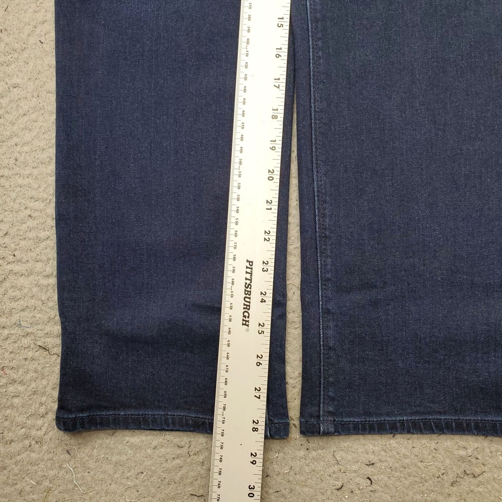 Hudson Hudson Jeans Womens Size 8 Blue Denim Dark Wash Stretch Straight Leg Streetwear Size 30" / US 8 / IT 44 - 5 Thumbnail
