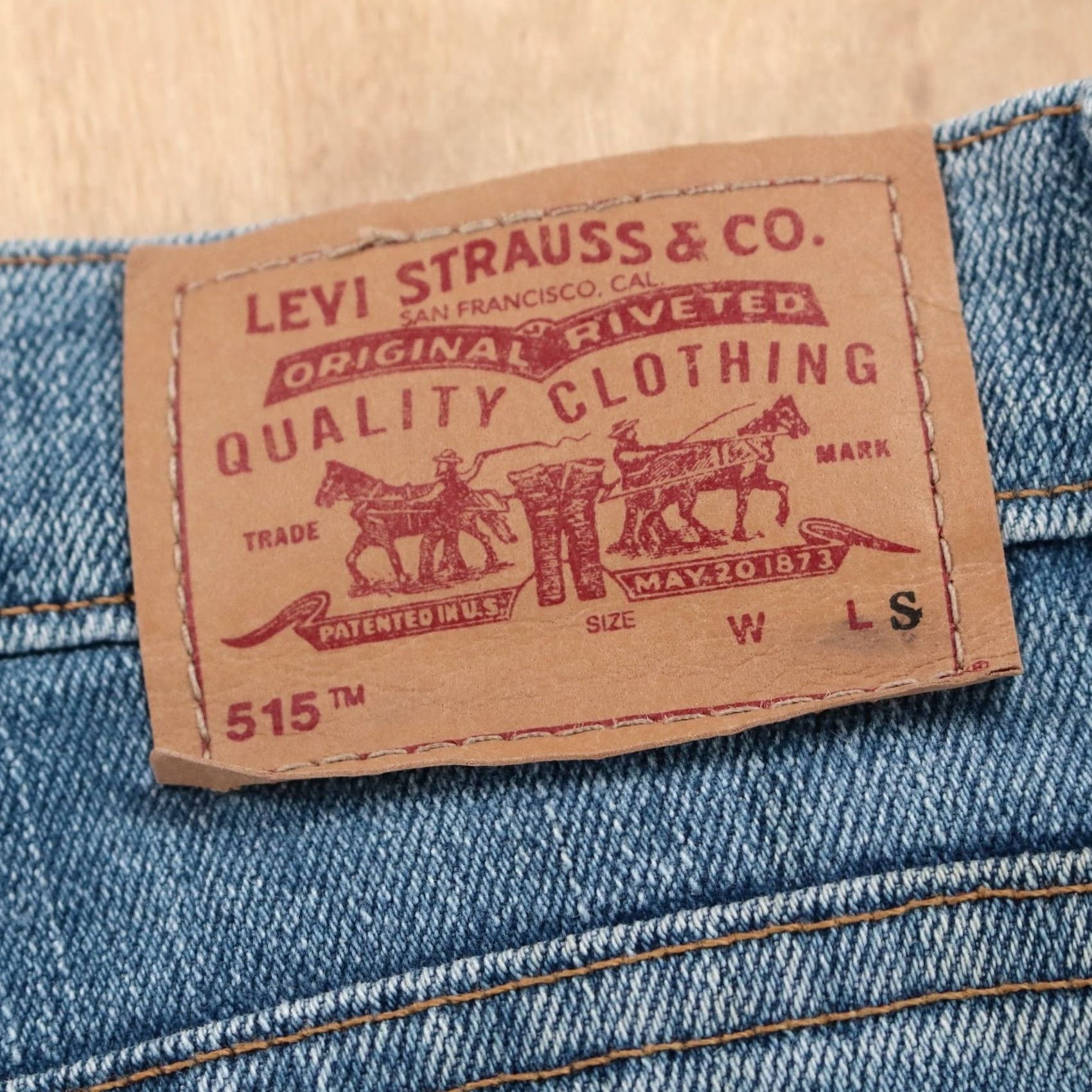 Levi's LEVI'S 515 bootcut denim jeans vtg 90s 00s y2k mid rise stretch fit sz 10 SHORT Size 32" / US 10 / IT 46 - 2 Thumbnail