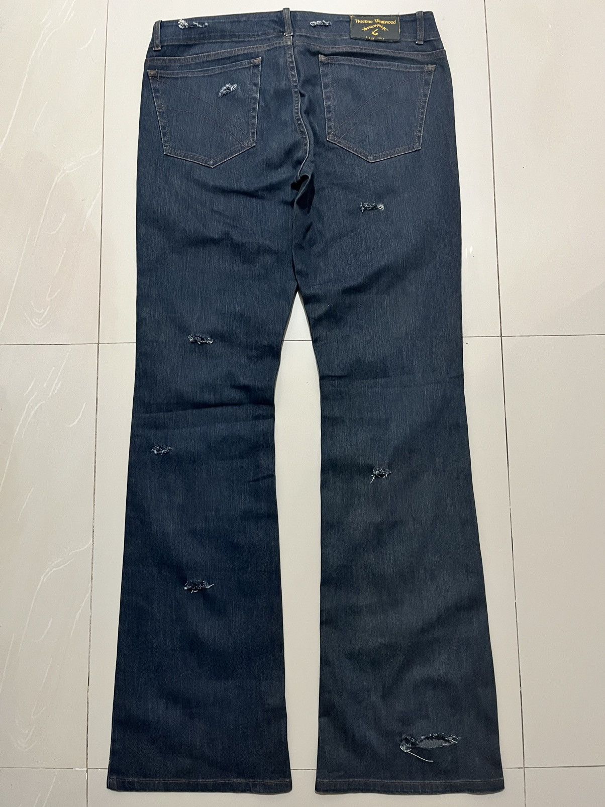 Vivienne Westwood SS1998 VIVIENNE WESTWOOD ANGLOMANIA PIRATE FLARED JEANS Size US 34 / EU 50 - 3 Thumbnail