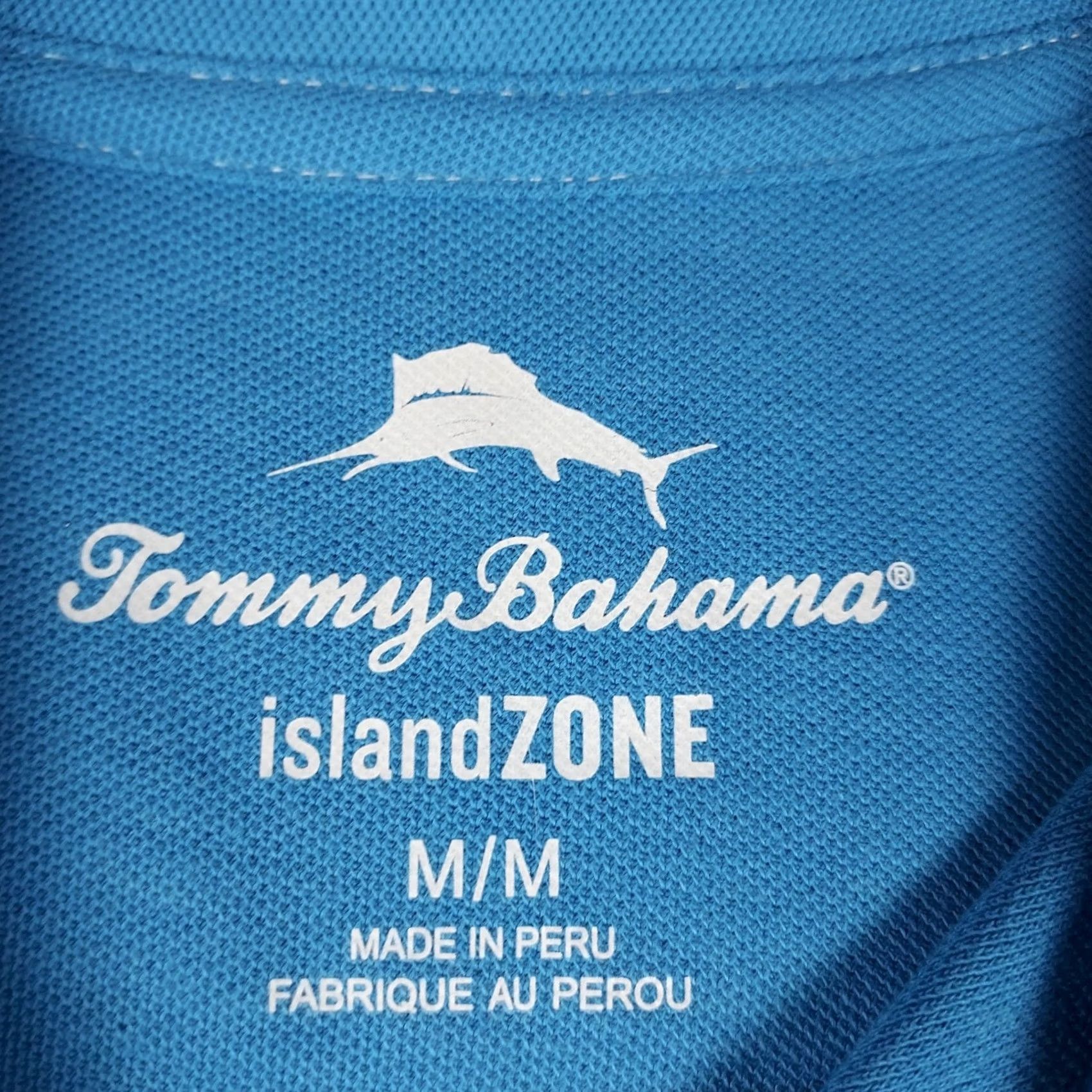 Tommy Bahama Tommy Bahama Polo Shirt Island Zone Blue M Men’s Regular Short Sleeve Collared Cotton Blend Logo Size US M / EU 48-50 / 2 - 3 Thumbnail