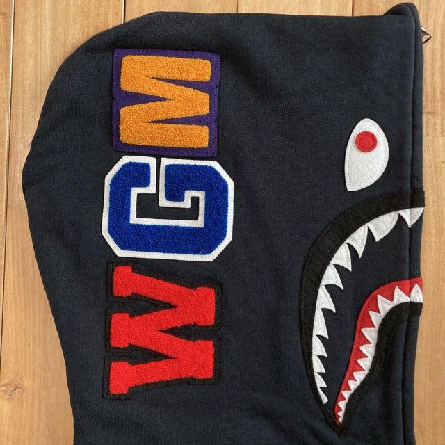 Bape 🔥2XL🔥 BAPE WGM Shark Full Zip Hoodie a bathing ape XXL Size US XXL / EU 58 / 5 - 5 Thumbnail