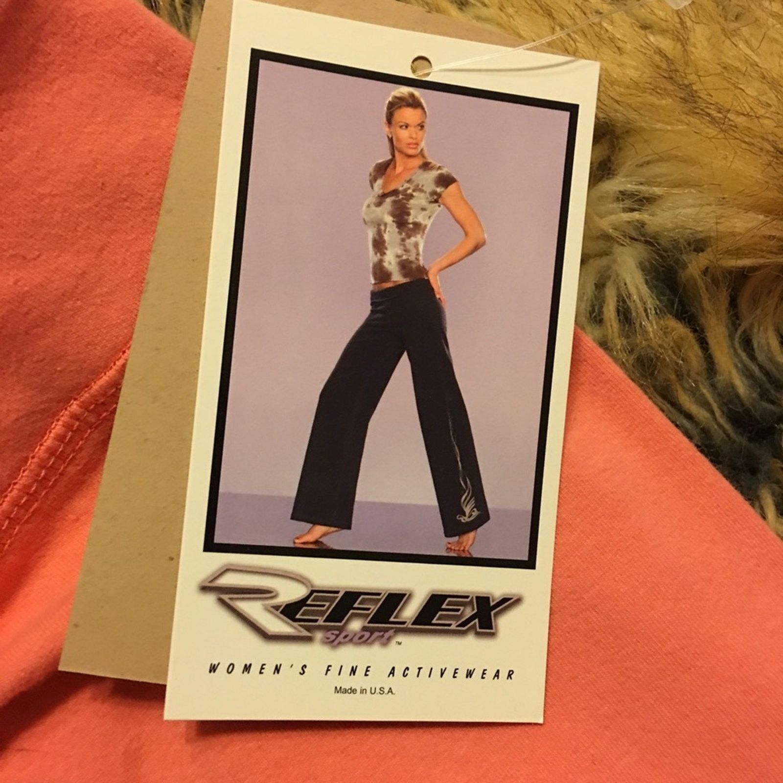 Other Reflex women’s fine activewear coral pants NWT L Size 30" / US 8 / IT 44 - 6 Thumbnail
