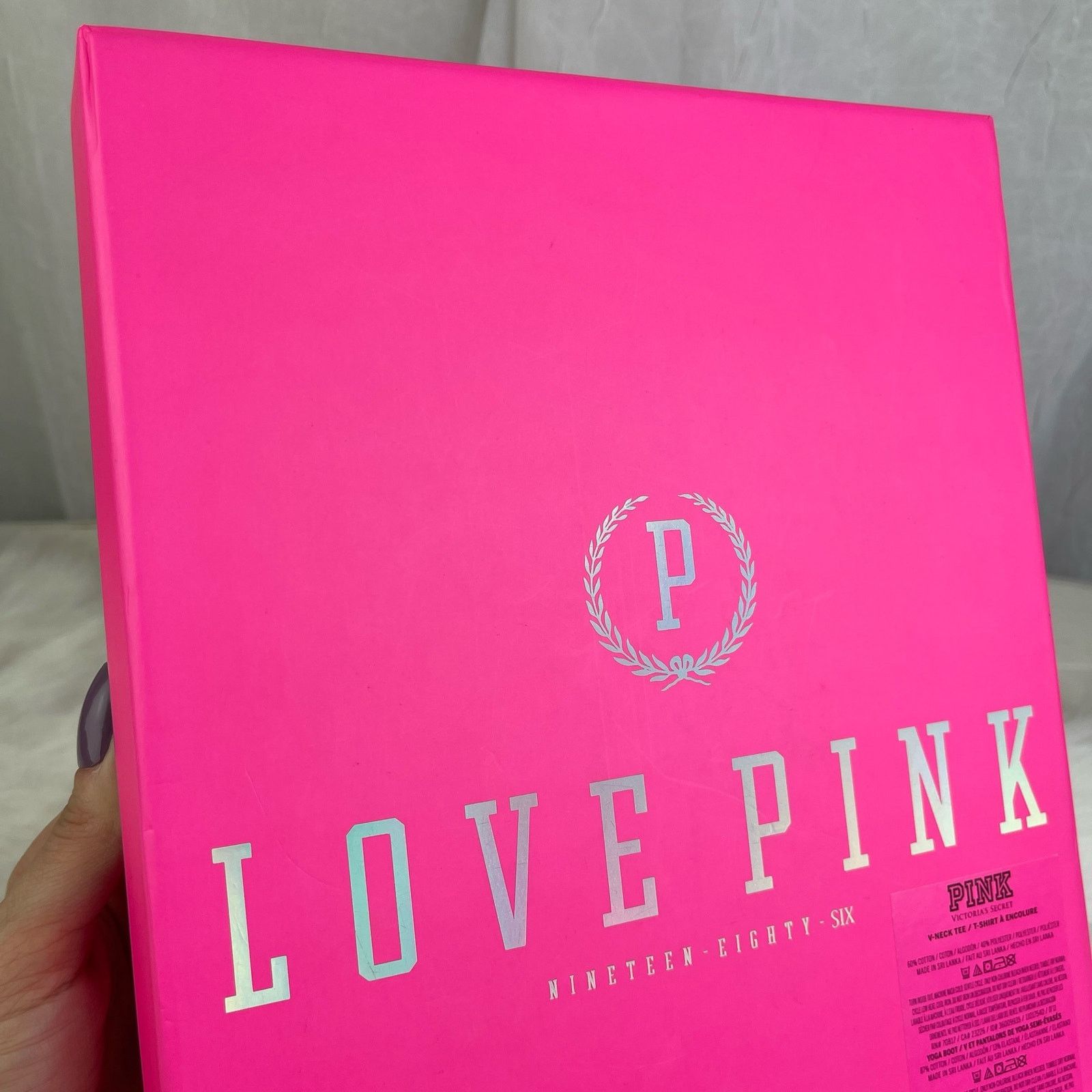 Victoria's Secret Victoria’s Secret PINK Storage Gift Decor Box Silver Bow Size ONE SIZE - 12 Thumbnail