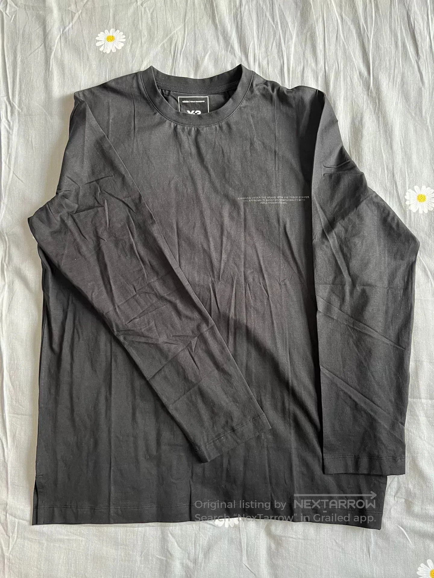 Y-3 Y-3 Men's Long Sleeve T-Shirt. Size US S / EU 44-46 / 1 - 3 Thumbnail