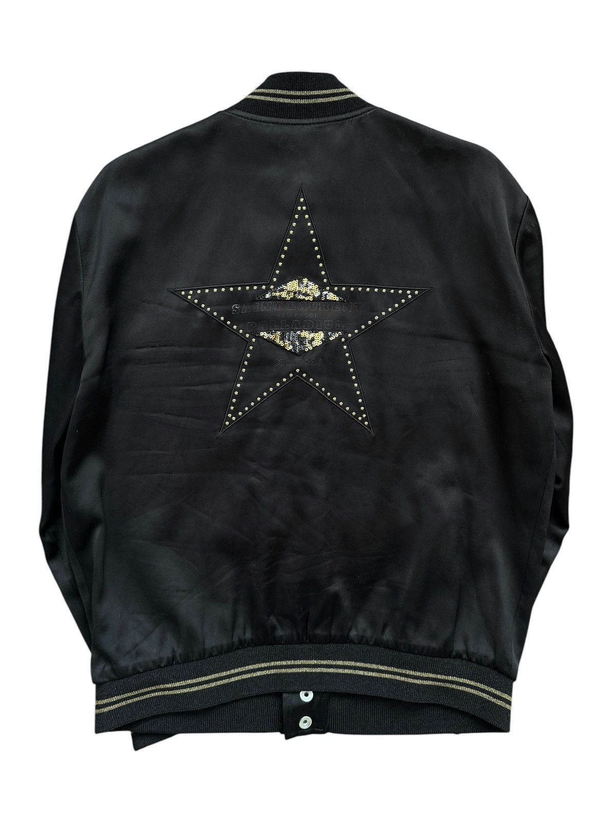 Saint Laurent Paris 2016 Hedi Palladium Collection Teddy Souvenir Bomber Size US M / EU 48-50 / 2 - 1 Thumbnail