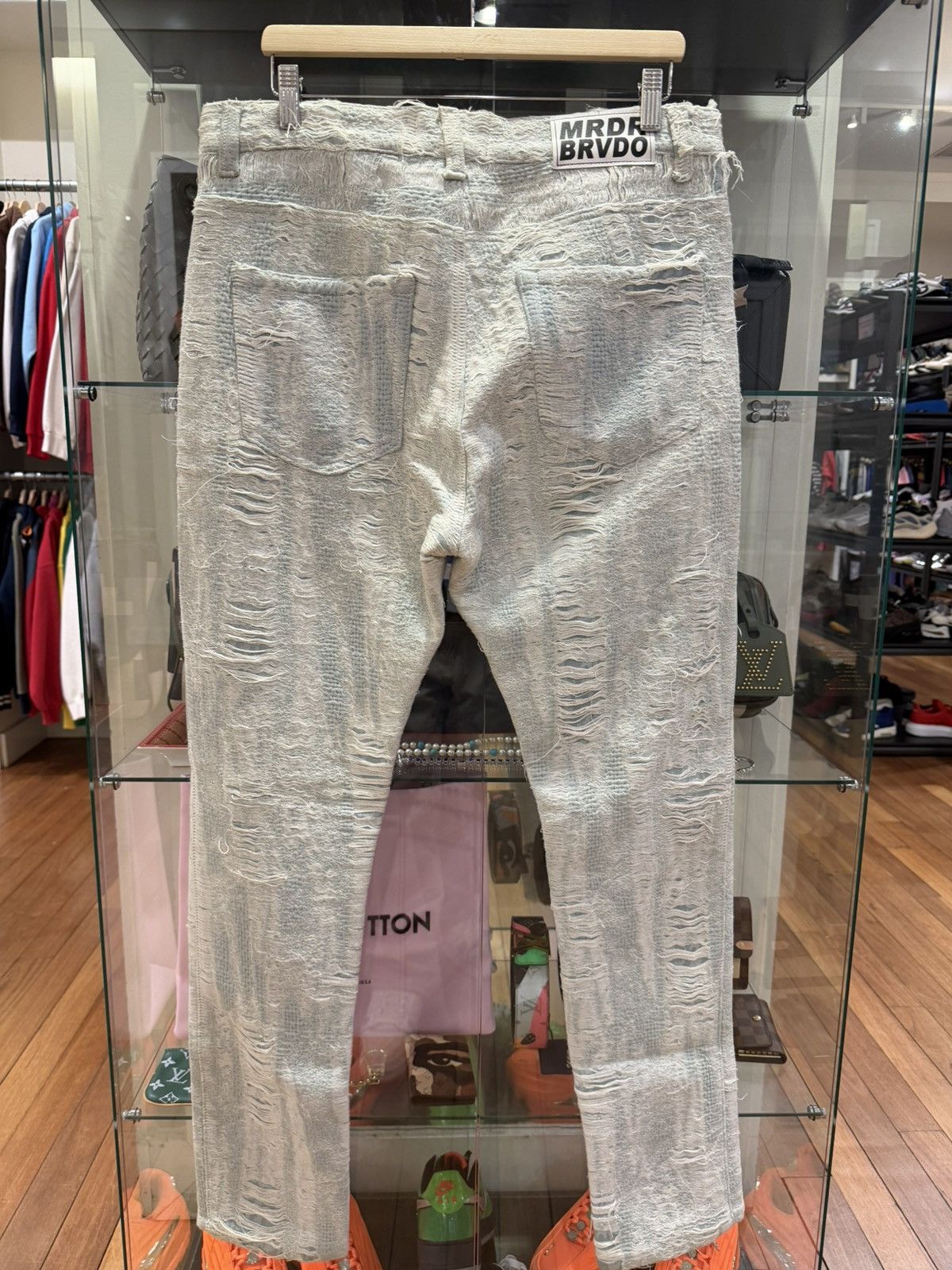 Who Decides War Who Decides War Frayed Denim Jeans Size US 34 / EU 50 - 2 Thumbnail