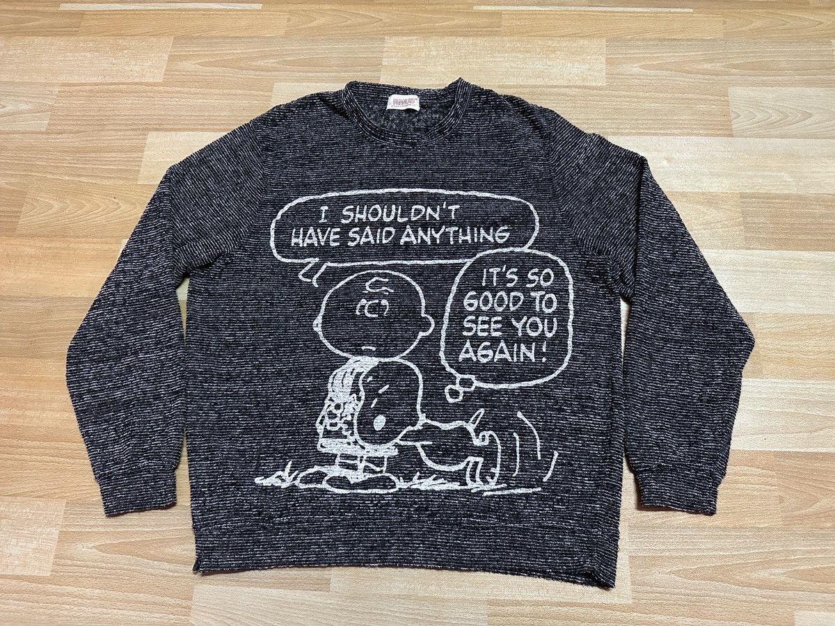 Peanuts × Vintage Rare🔥Peanuts Knitwear Size US L / EU 52-54 / 3 - 1 Thumbnail