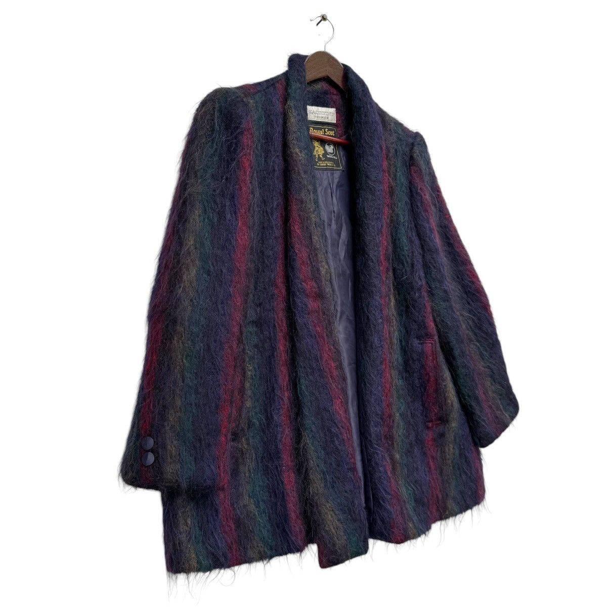 Designer × Vintage Royal Scot Mohair By Samuel Tweed For Kaoryinu Tokyo Coat Size US L / EU 52-54 / 3 - 2 Thumbnail