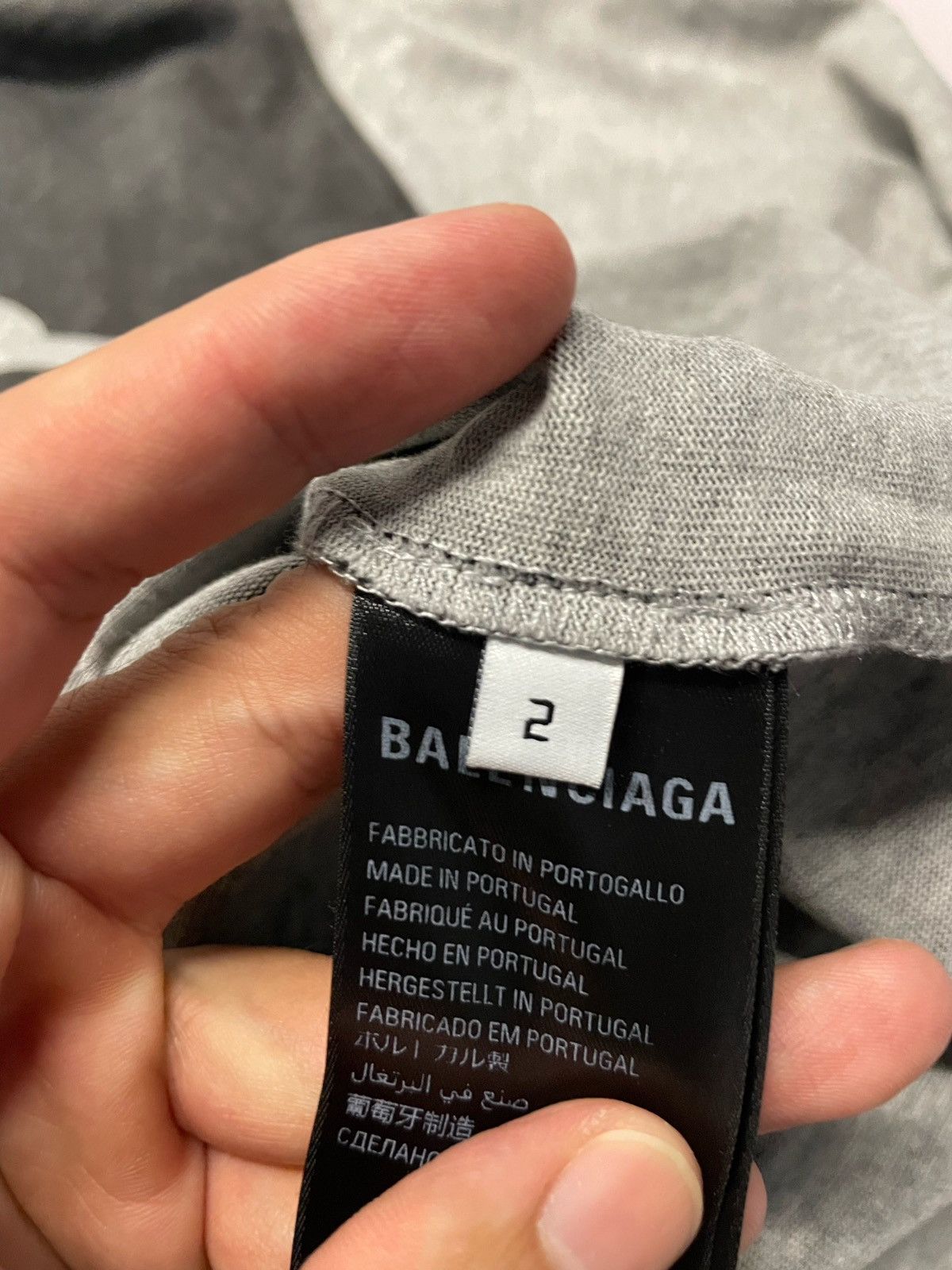 Balenciaga Balenciaga 3B Logo Oversized Tee Size US M / EU 48-50 / 2 - 12 Thumbnail
