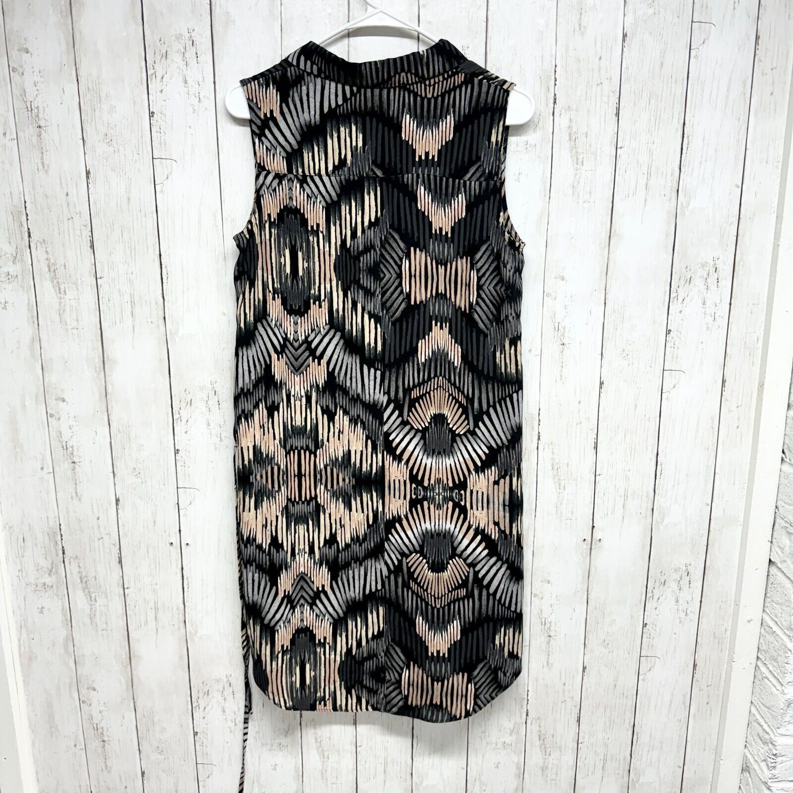 Apt. 9 Apt. 9 Dress 10 Sleeveless Mini Shift Abstract Tribal Boho Size L / US 10 / IT 46 - 7 Thumbnail