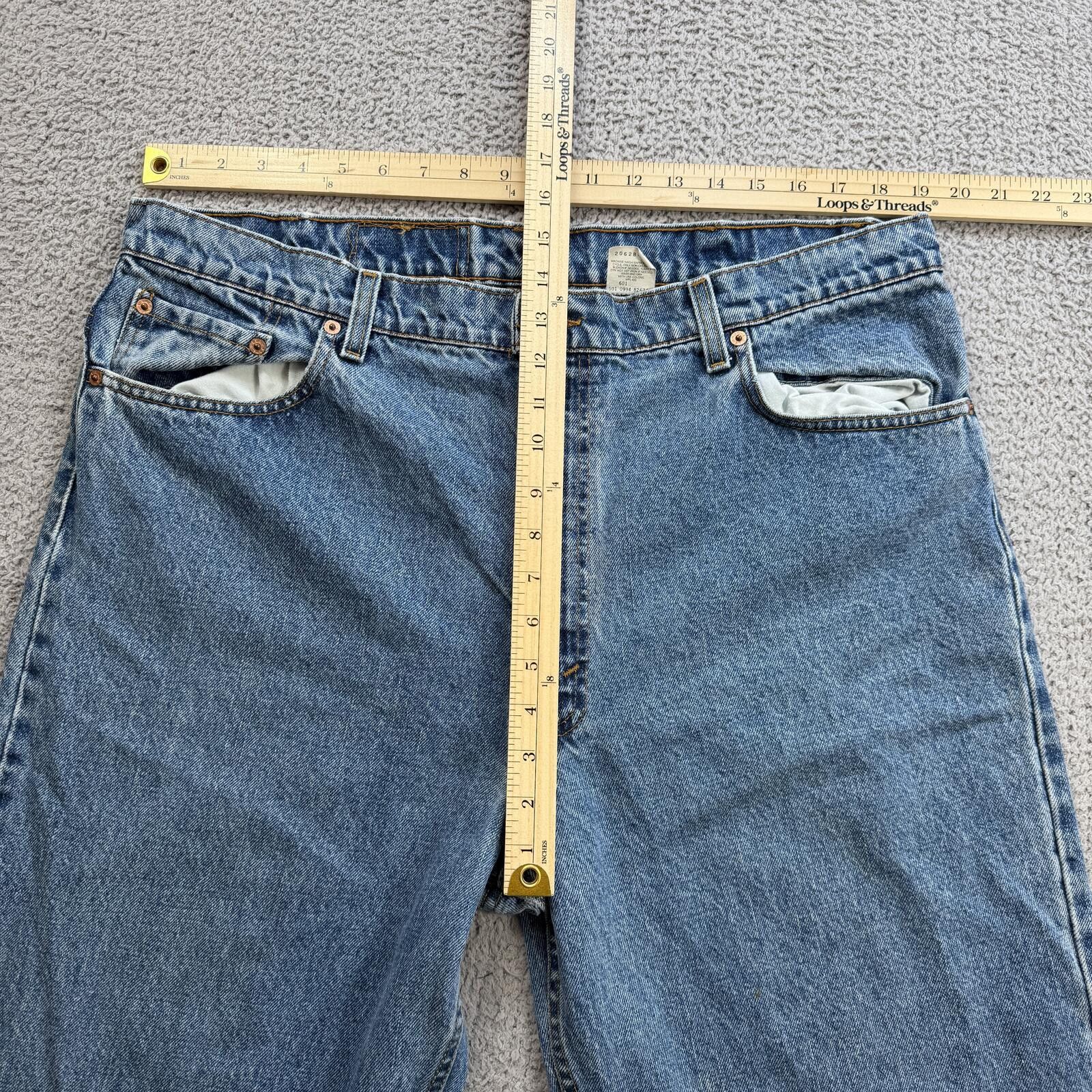 Levi's Vintage Levis 550 Relaxed Fit Tapered Leg Jeans USA 40x30 Size US 40 / EU 56 - 3 Thumbnail