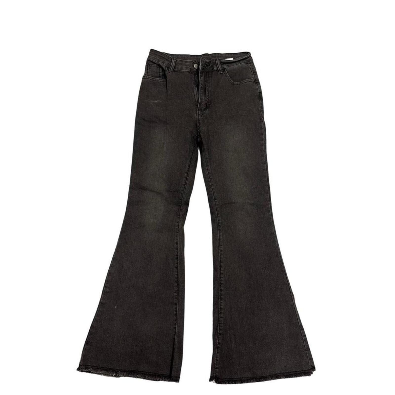 Shein Black flare jeans Stretchable #y2k Size 27" / US 4 / IT 40 - 1 Thumbnail