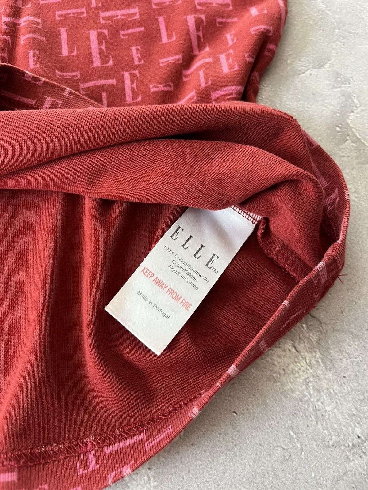 Other Vintage Elle Monogram Multilogo Red Tshirt Size S Size S / US 4 / IT 40 - 5 Thumbnail