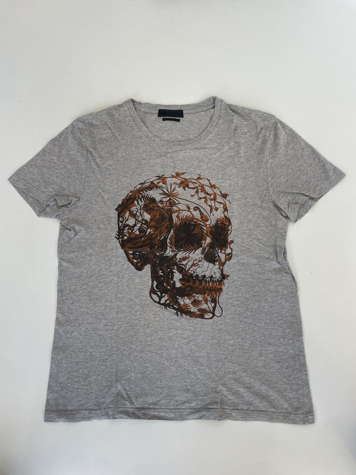 Alexander McQueen Alexander McQueen grey t-shirt skull Size US M / EU 48-50 / 2 - 1 Thumbnail