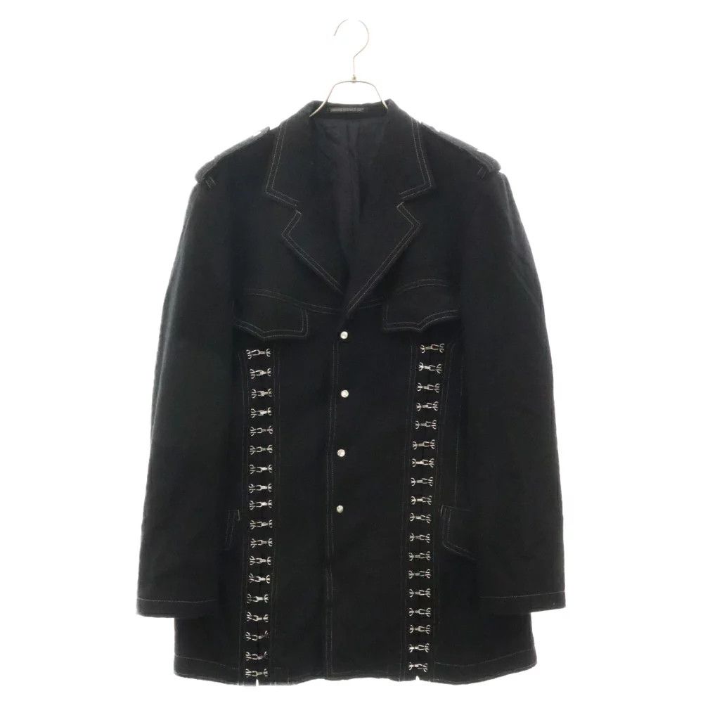 Yohji Yamamoto Yohji Yamamoto POUR HOMME 21AW Closure Jacket Size US M / EU 48-50 / 2 - 1 Thumbnail