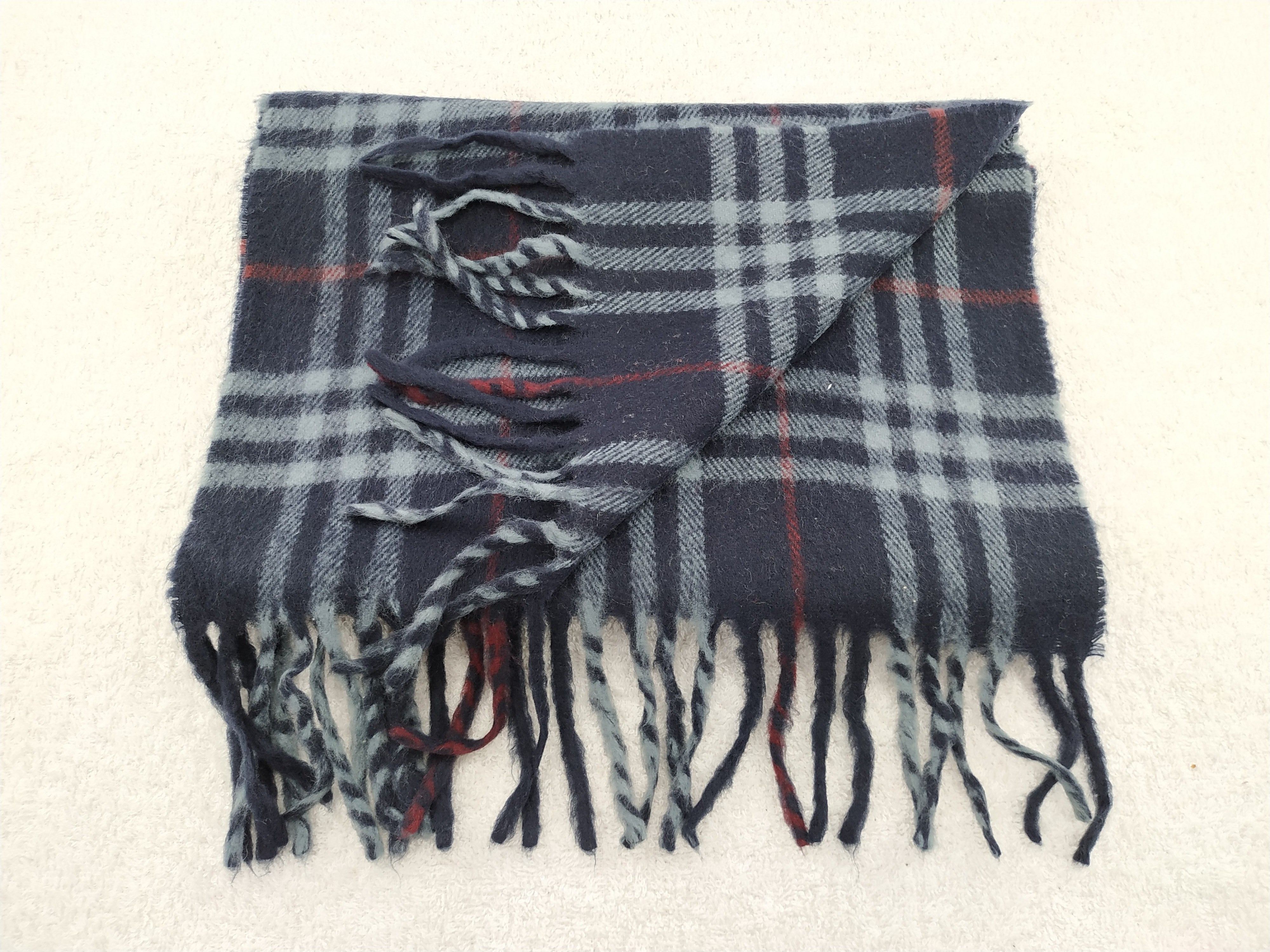 Burberry × Vintage Burberry Scarf / Muffler / Neckwear - WW225 Size ONE SIZE - 4 Thumbnail
