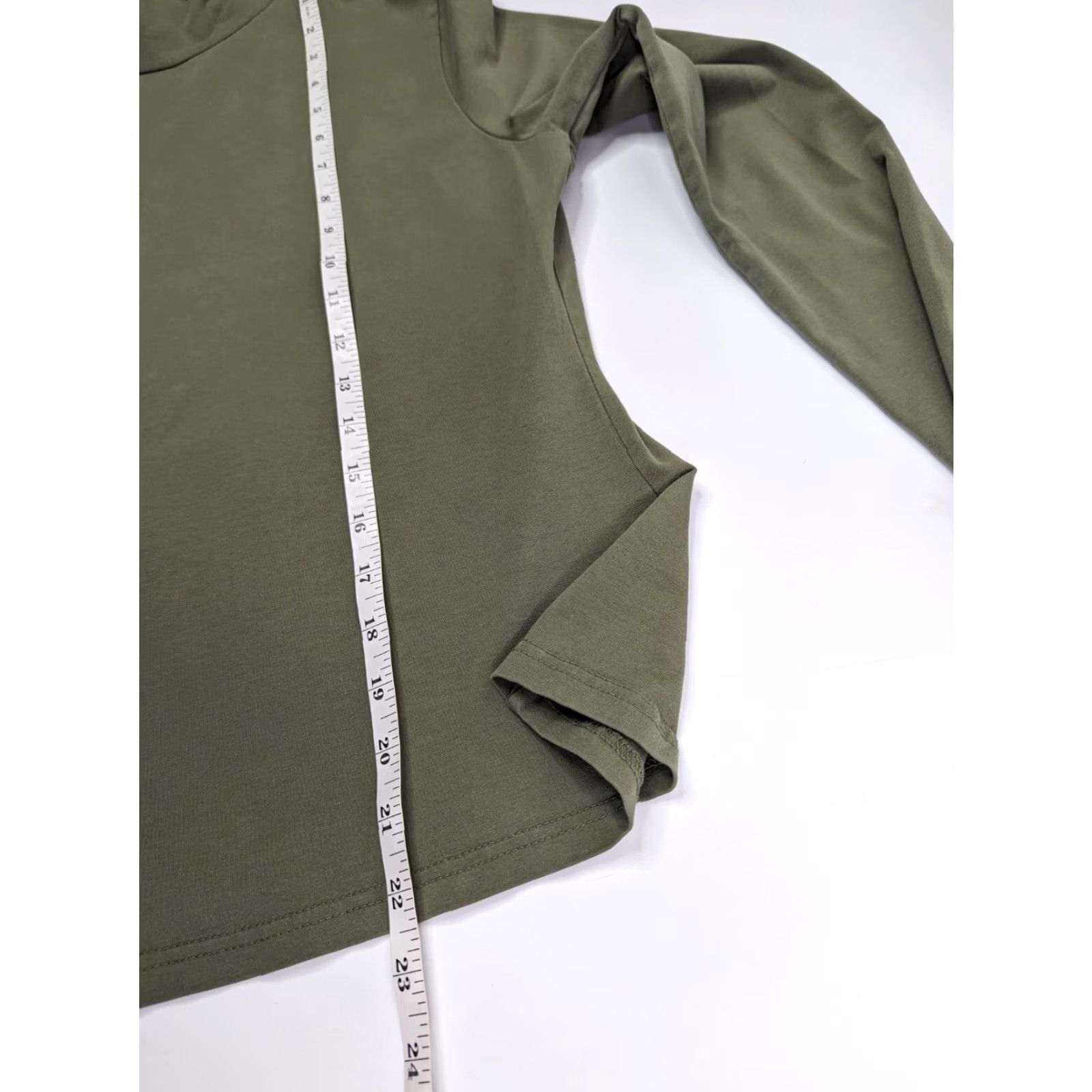 Vintage Skyr Shirt Women M Green Long Sleeve Turtleneck Knit Cotton Blends Casual Logo Basic All Seasons Regular Mens Womens Boys Girls Size M / US 6-8 / IT 42-44 - 4 Thumbnail