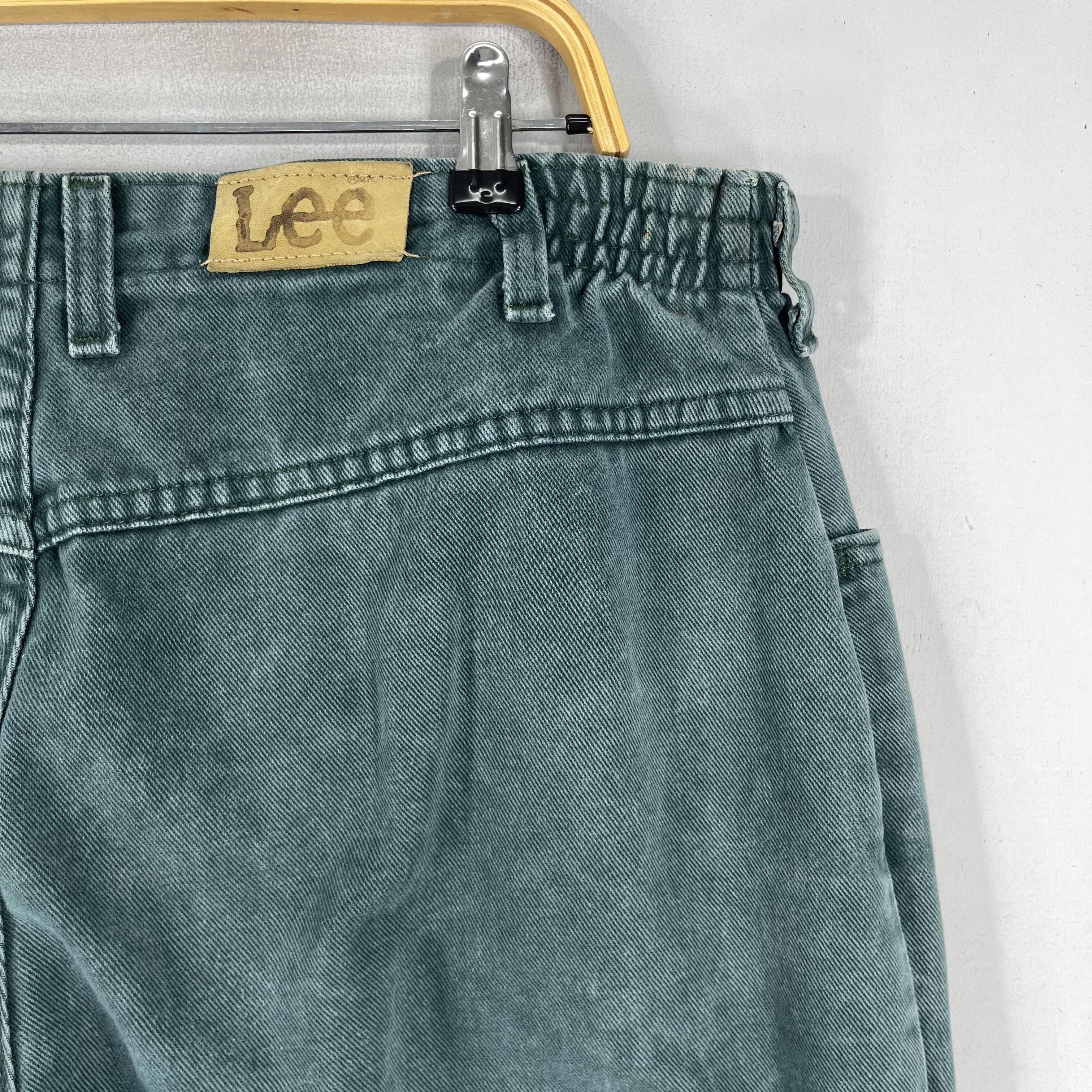 Lee × Vintage Size 37 Vintage Distressed Lee High Waisted Petite Jeans Size 37" - 10 Thumbnail