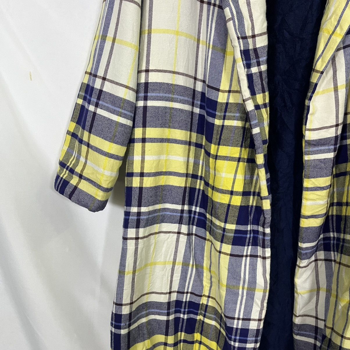 Tsumori Chisato TSUMORI CHISATO SLEEP WEAR PLAID COAT JACKET Size M / US 6-8 / IT 42-44 - 3 Thumbnail