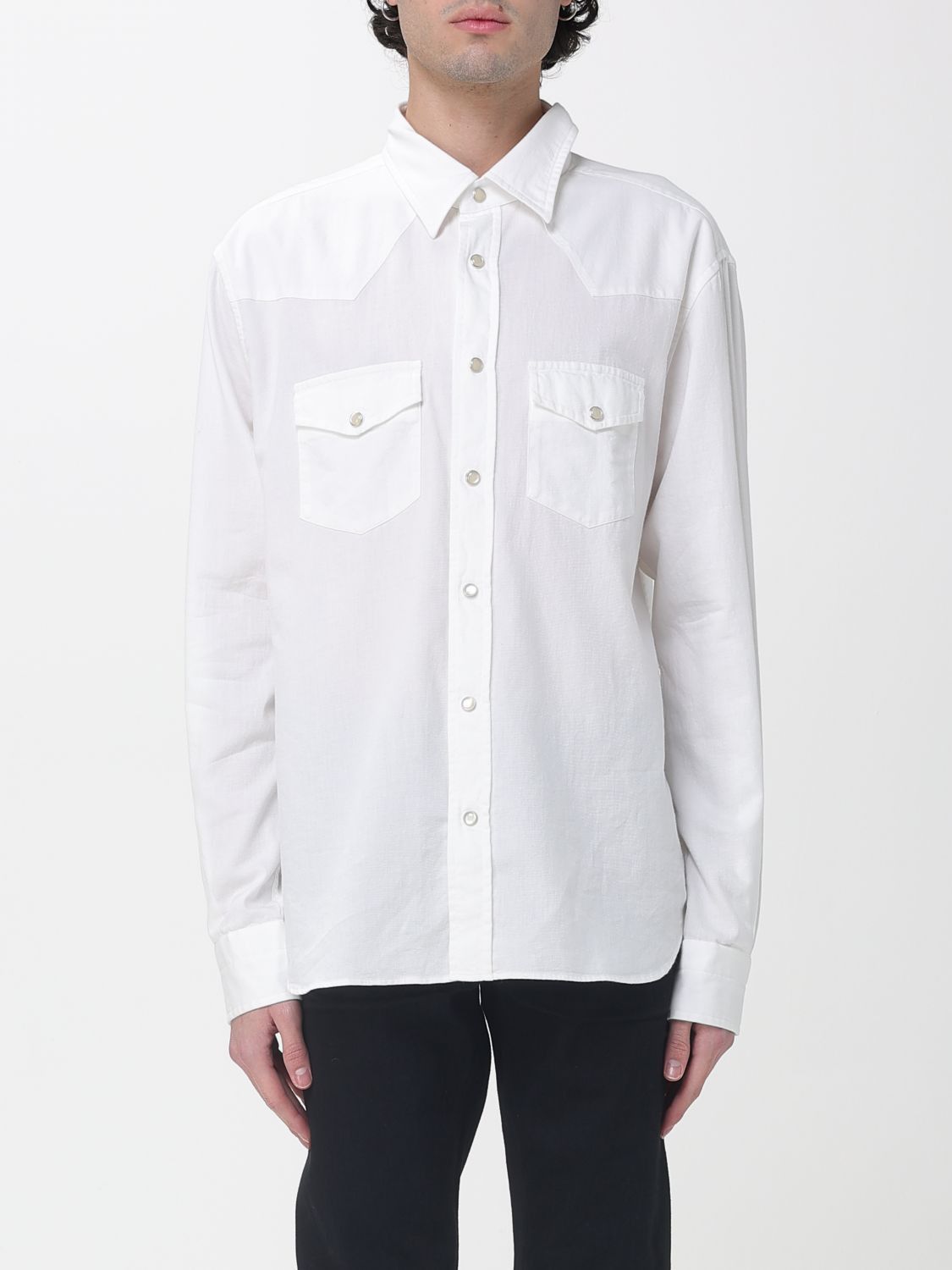 Tom Ford Tom Ford Shirt Men White Size US M / EU 48-50 / 2 - 1 Thumbnail