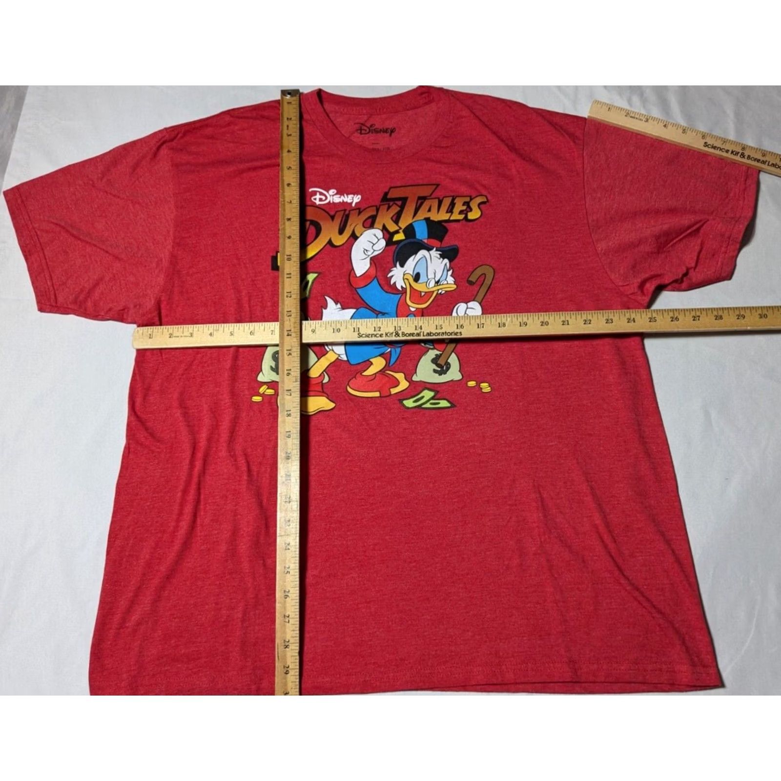 Disney Disney DuckTales Scrooge McDuck Women Size Plus 2X Red Graphic T-Shirt Size XXL / US 16-18 / IT 52-54 - 6 Thumbnail