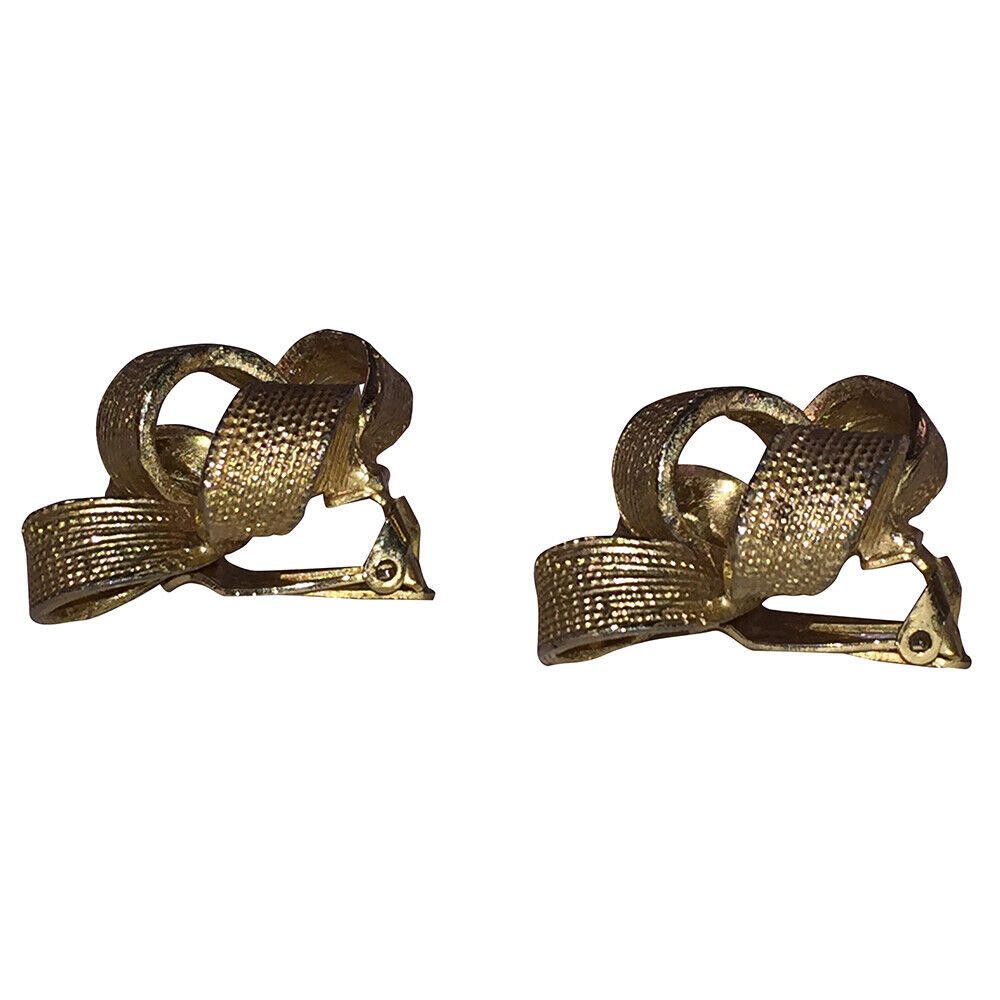 Designer Kenneth Lane Textured Ribbon 3D Earrings Size ONE SIZE - 3 Thumbnail