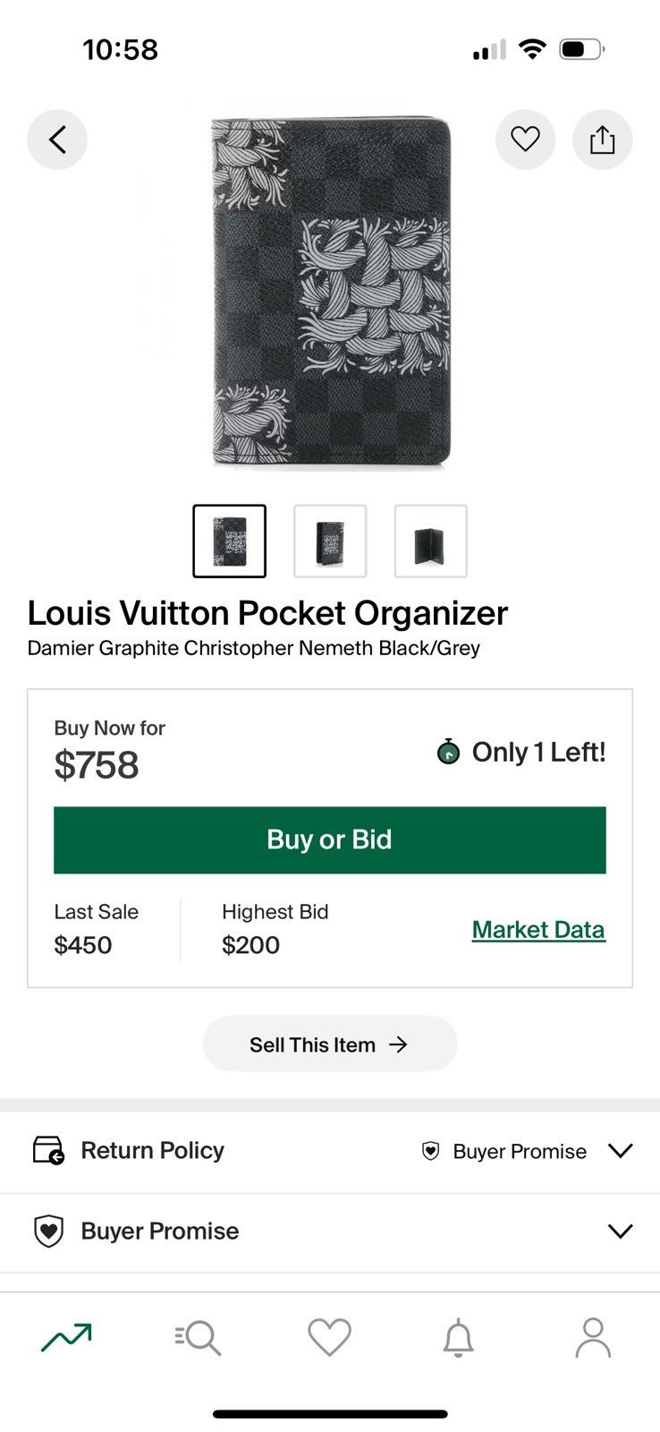 Louis Vuitton LV Graphite Christopher Nemeth Size ONE SIZE - 13 Thumbnail