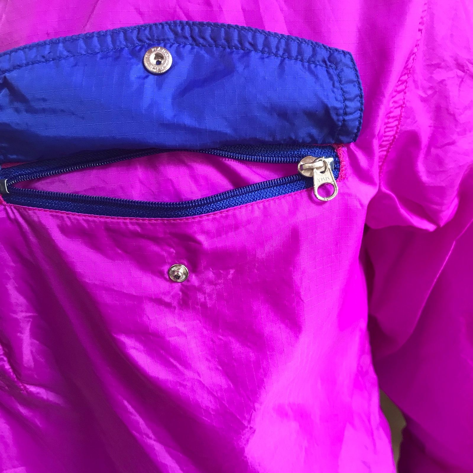 L.L. Bean Vintage 90's L.L. Bean 1/4 Zip Purple Windbreaker Size Small Size S / US 4 / IT 40 - 5 Thumbnail