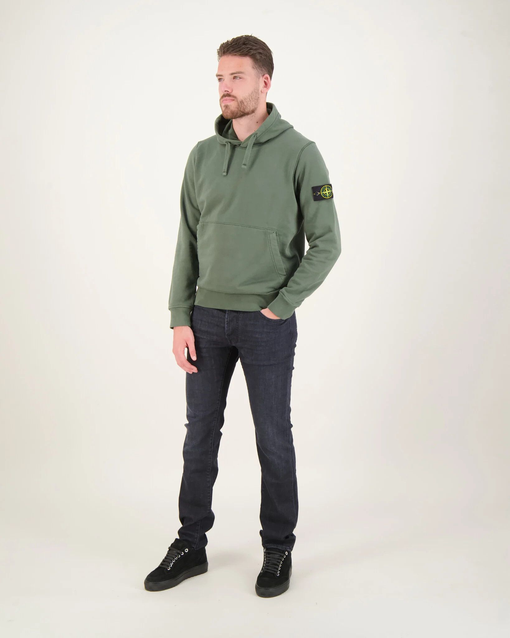 Stone Island o1tko10825 Hoodie in Khaki Size US S / EU 44-46 / 1 - 2 Thumbnail