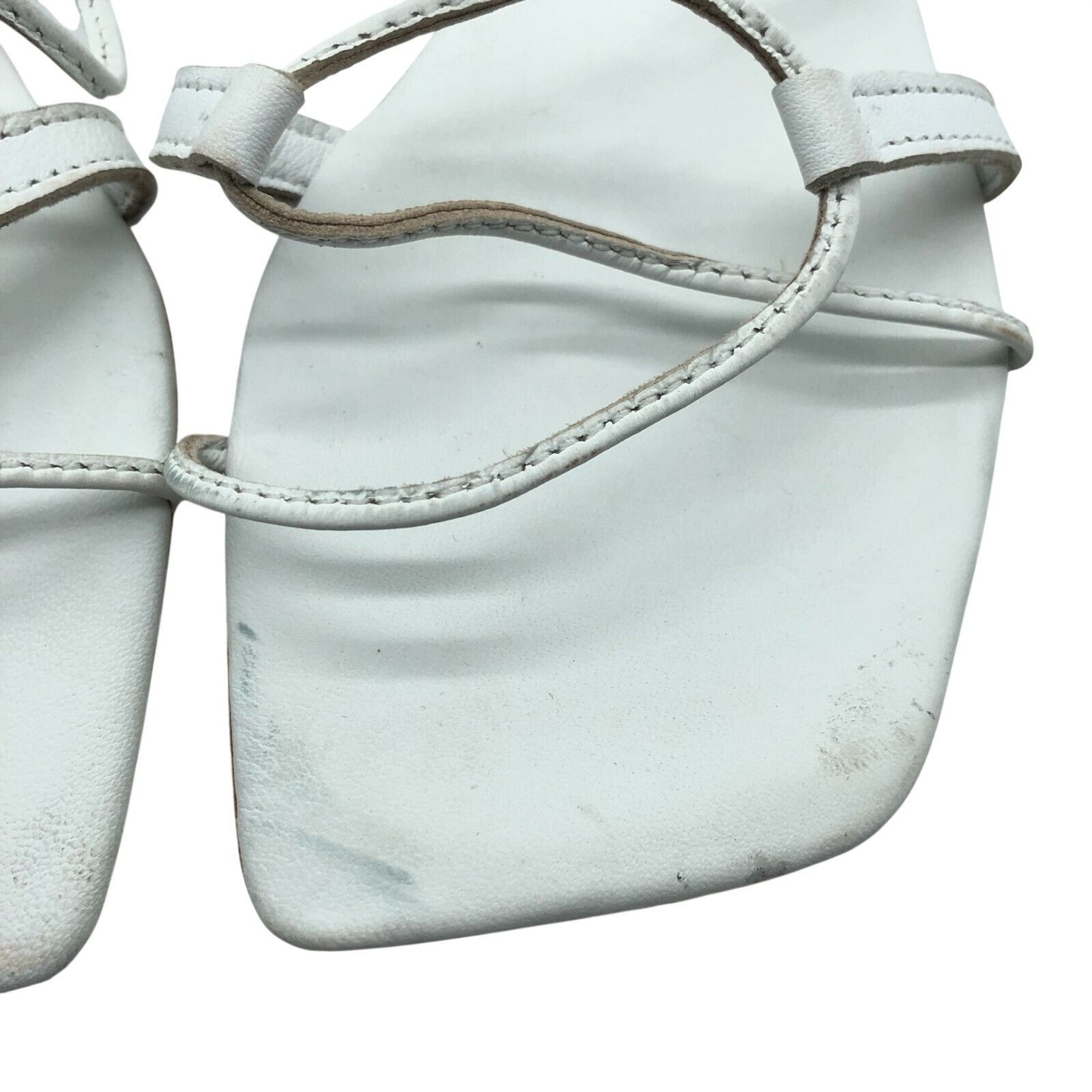 Jeffrey Campbell Jeffrey Campbell Womens Flat Sandals Strappy Slip On Leather Size US 6 / IT 36 - 3 Thumbnail