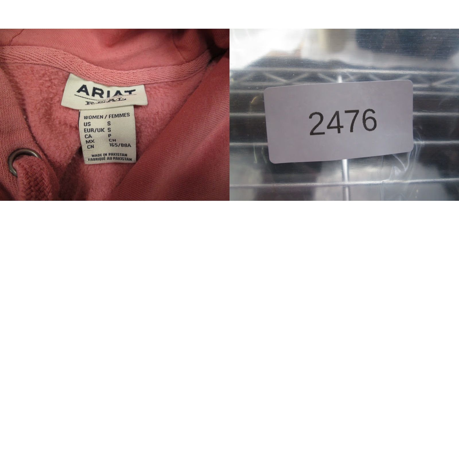 Ariat Ariat Hoodie Women Small Pink Western Kangaroo Pocket Sweatshirt Pullover Rodeo Size S / US 4 / IT 40 - 8 Thumbnail