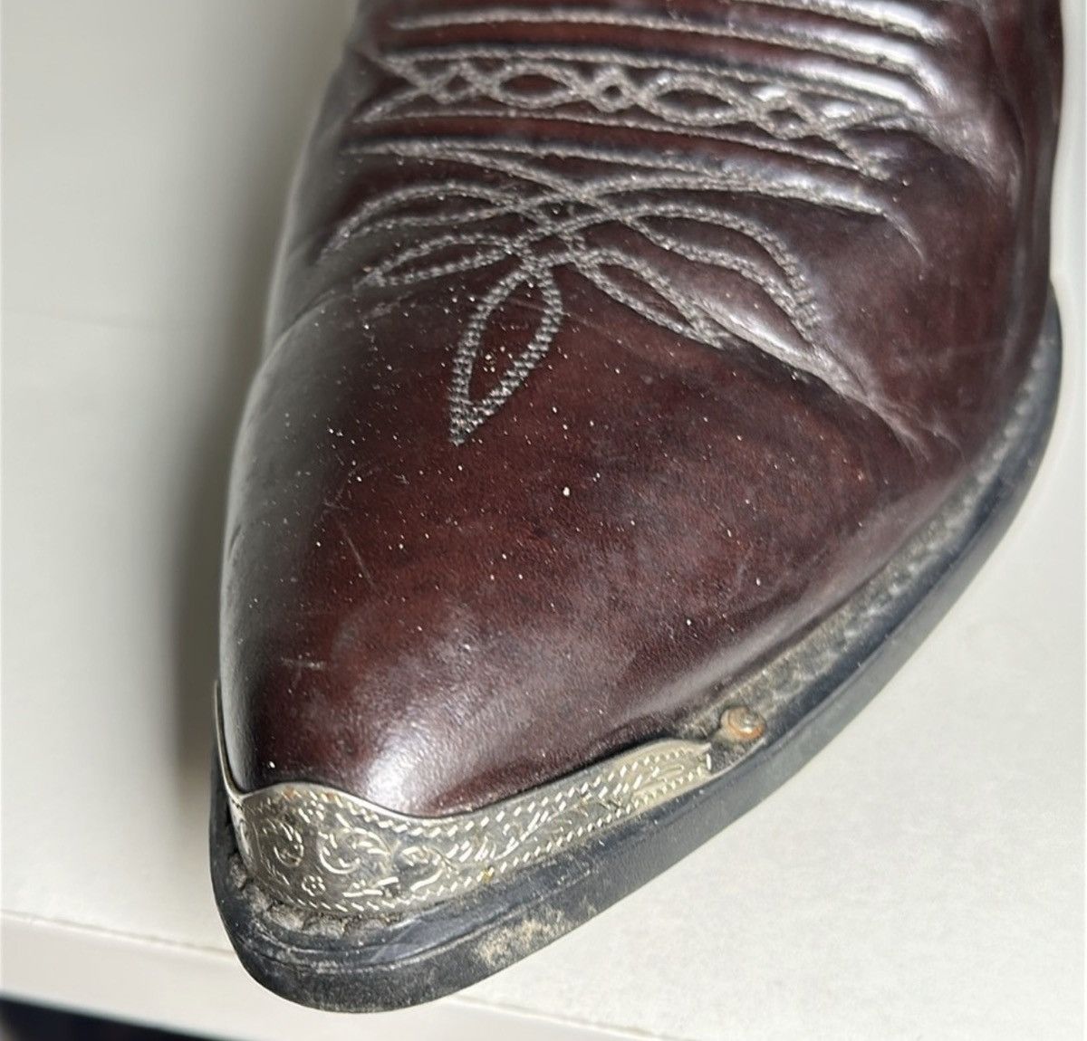 New Rock Burgundy pointed boots Size US 10.5 / EU 43-44 - 4 Thumbnail