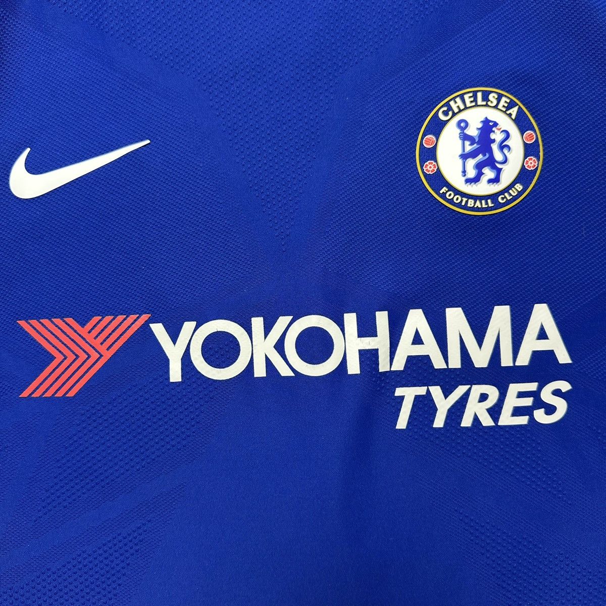 Vintage CHELSEA NIKE 2017/18 SOCCER PLAYER ISSUE JERSEY #22 WILLIAN Size US M / EU 48-50 / 2 - 5 Thumbnail