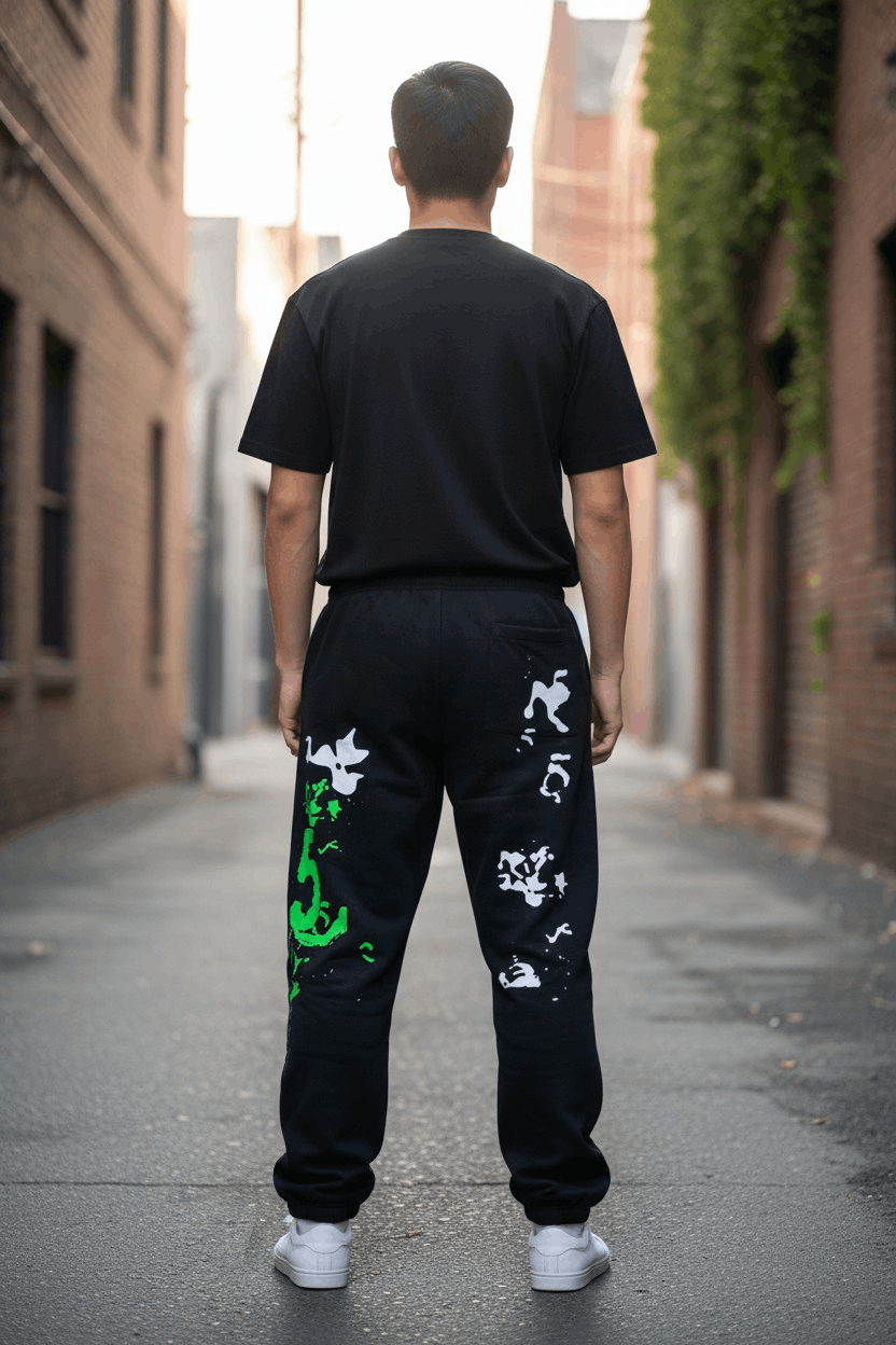 Sp5der Sp5der Black X-Ray Sweatpants XL Size US 38 / EU 54 - 2 Thumbnail