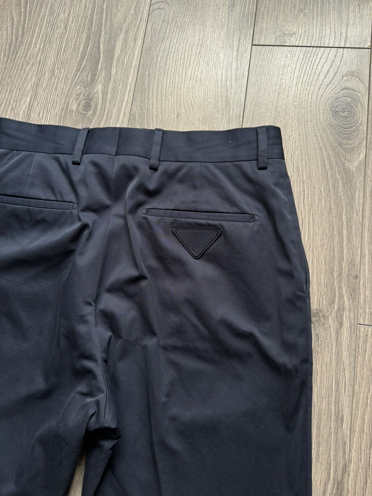 Prada Prada Minimalist Dark Blue Tailored Trousers / Pants 48 Size US 32 / EU 48 - 7 Thumbnail
