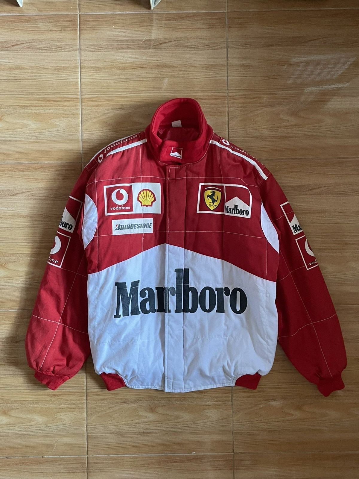 Marlboro Vintage Marlboro Bomber Jacket Size US L / EU 52-54 / 3 - 2 Thumbnail