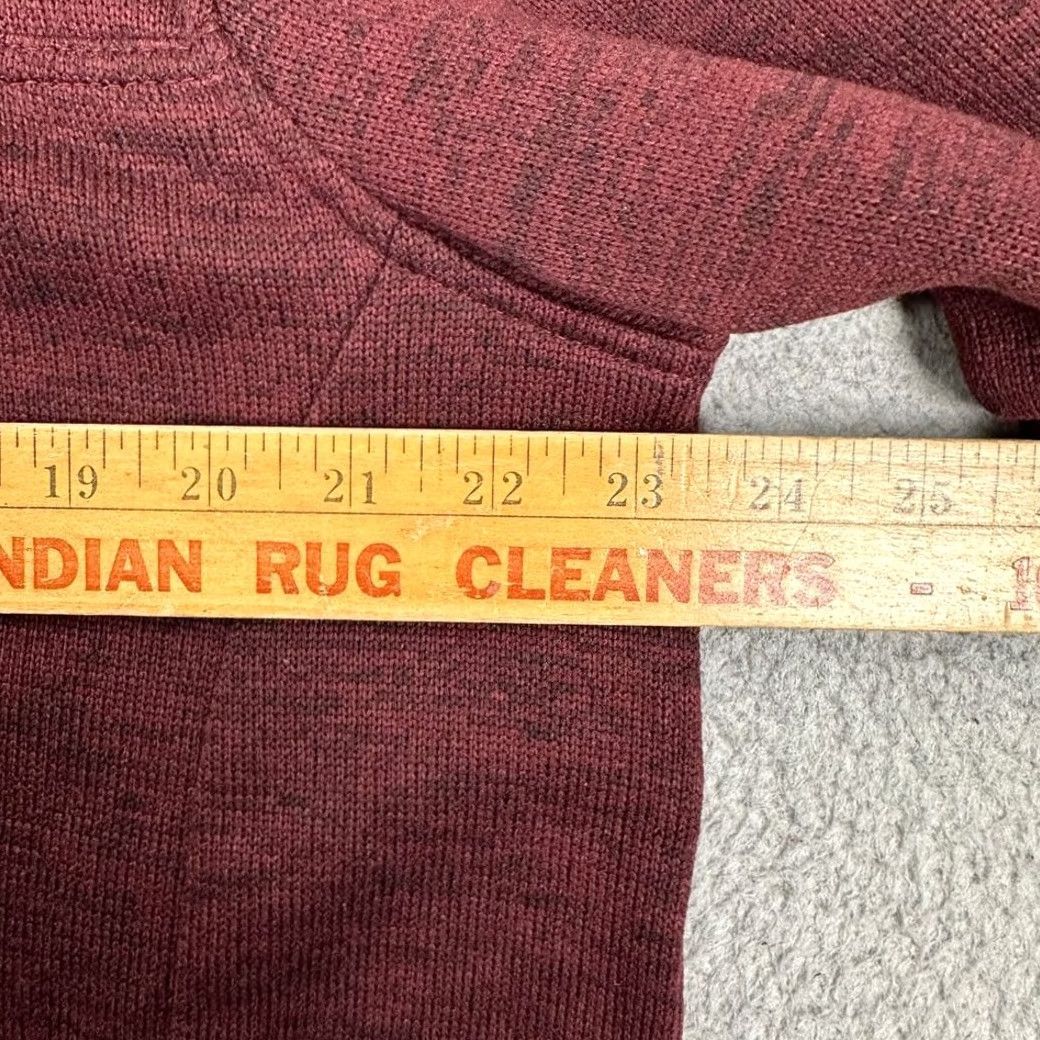 Apt. 9 VINTAGE? No. APT.9 Fleece Pullover Sweater Mens Large Maroon Quarter Zip 1/4 Zip Mock Neck Long Sleeve NEW Size US L / EU 52-54 / 3 - 7 Thumbnail