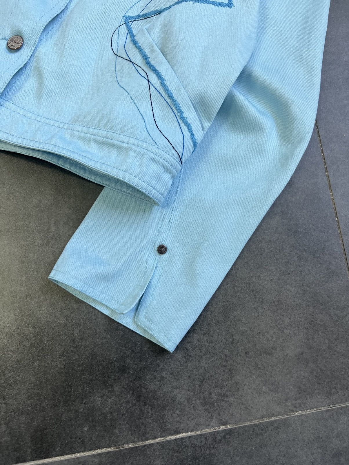 Christian Lacroix Vintage Christian Lacroix embroidered denim blazer Size M / US 6-8 / IT 42-44 - 5 Thumbnail