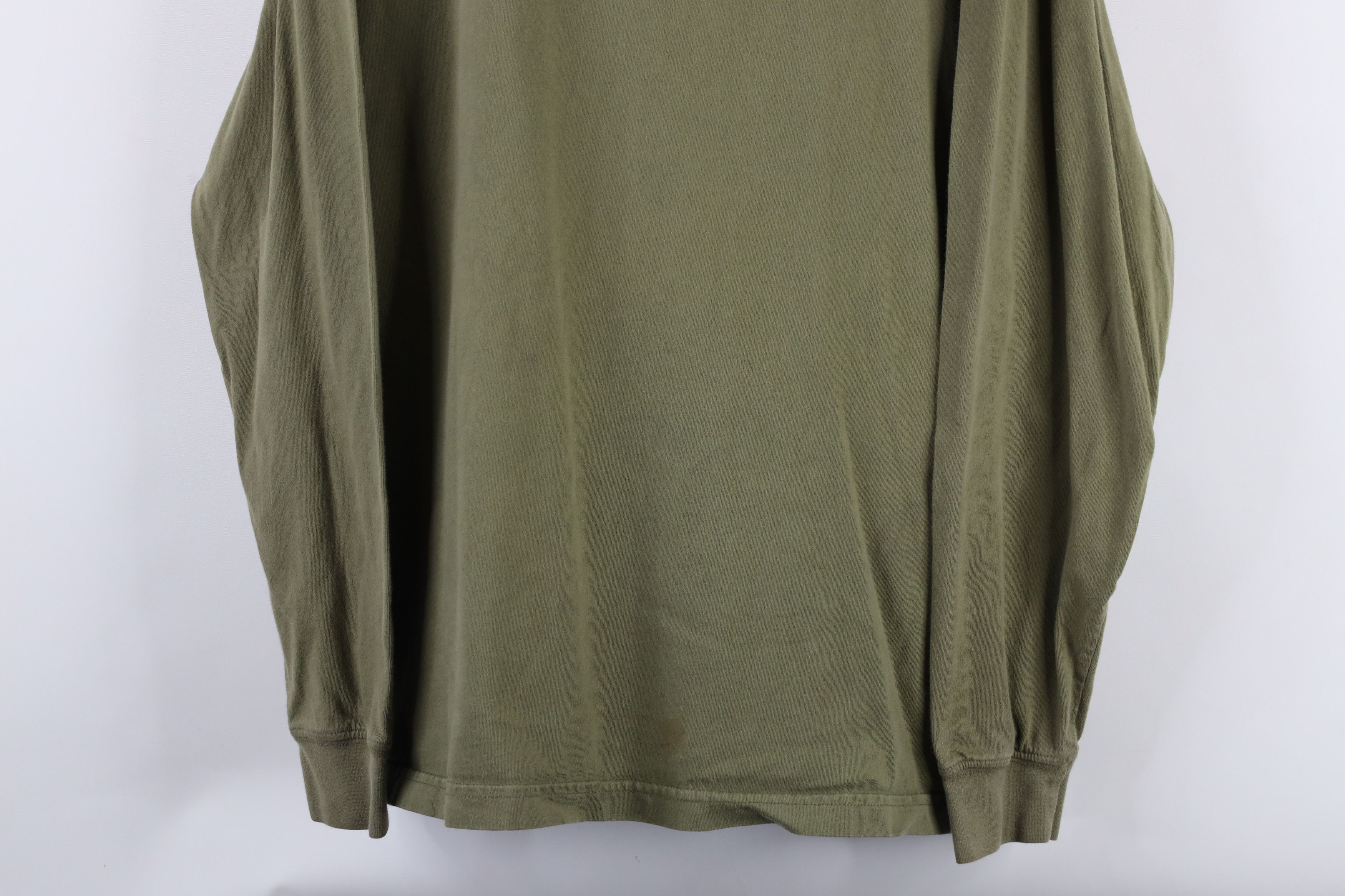 Cabelas × Vintage Vintage 90s Cabelas Mock Neck Long Sleeve T-Shirt Green Size US L / EU 52-54 / 3 - 3 Thumbnail