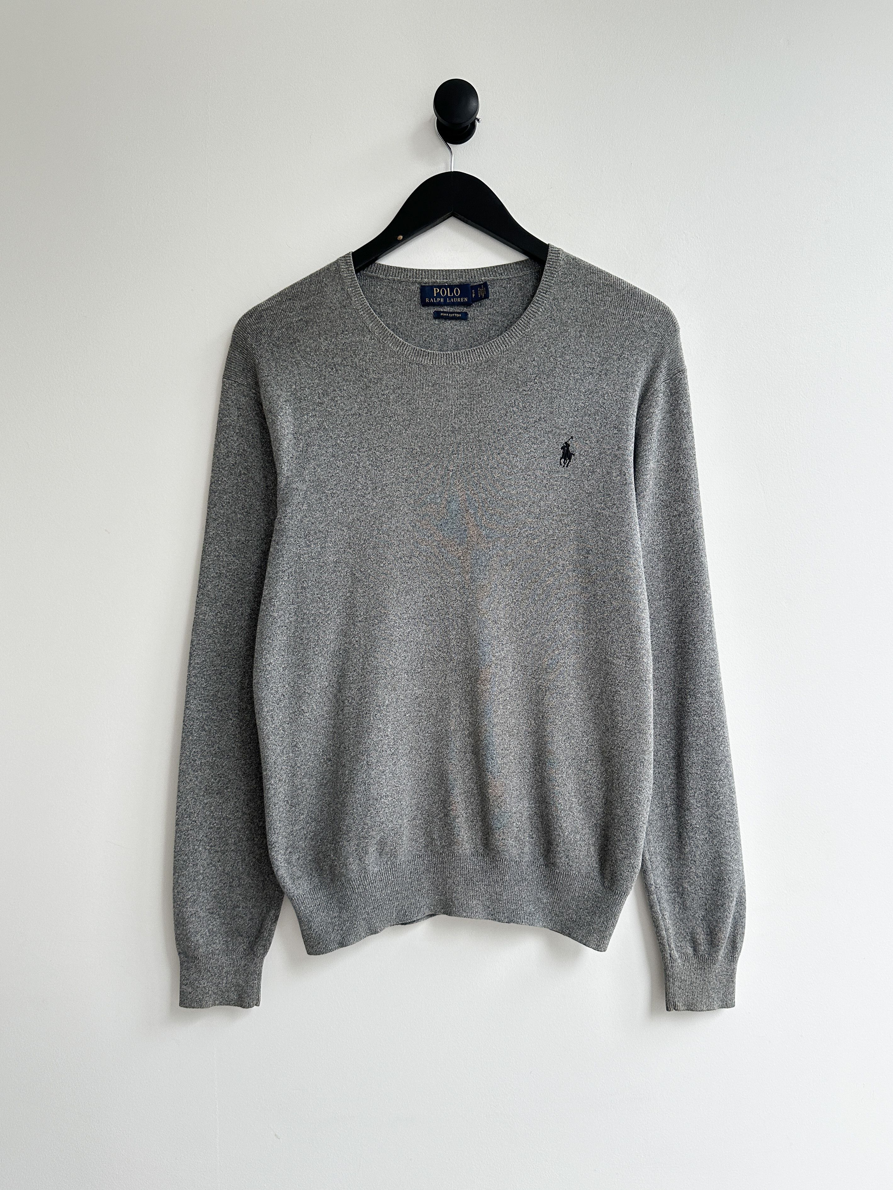 Polo Ralph Lauren Polo Ralph Lauren Gray Jumper Sweater Pullover Size US S / EU 44-46 / 1 - 1 Thumbnail