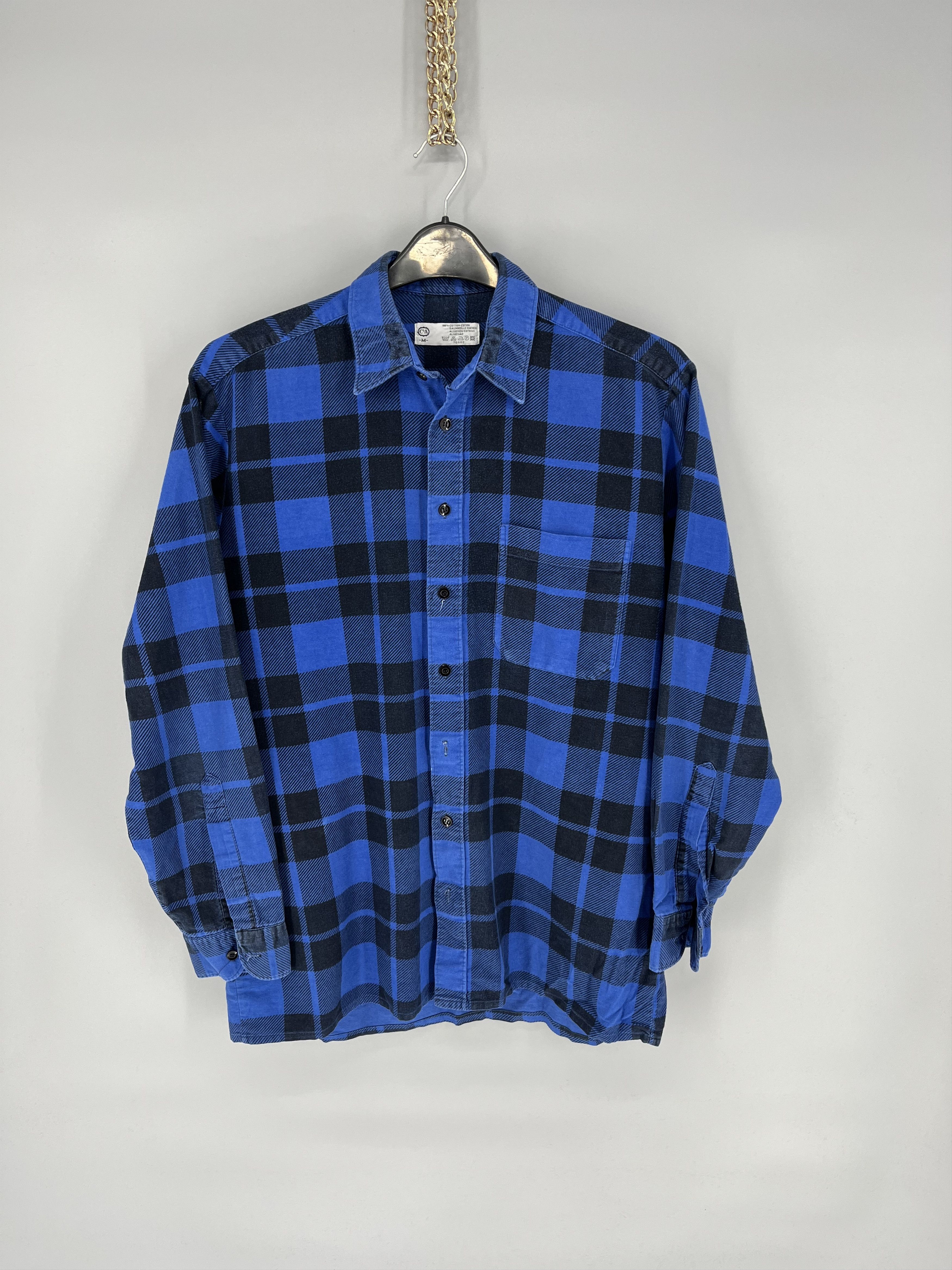 Flannel × Vintage Vintage Y2K Flannel Shirt Travis Scott Style Size US M / EU 48-50 / 2 - 1 Thumbnail