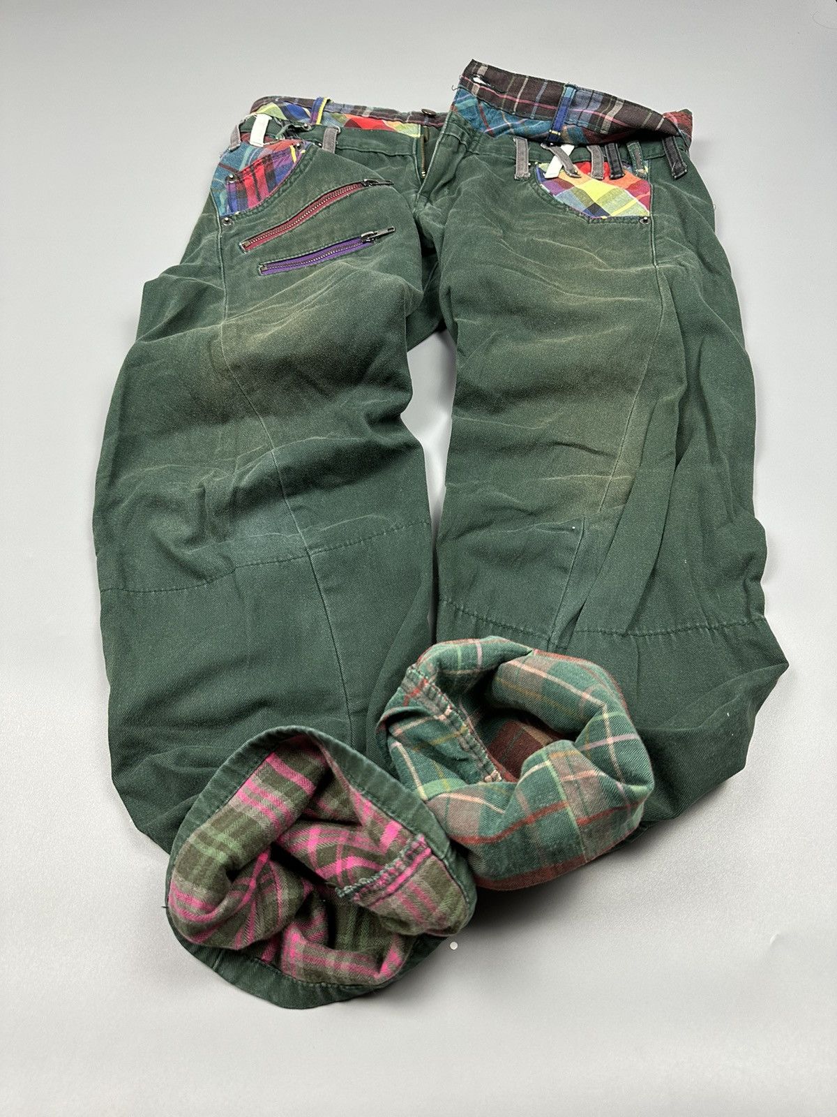 If Six Was Nine Japanese Breath Mint Double Waist Pants Size US 34 / EU 50 - 6 Thumbnail