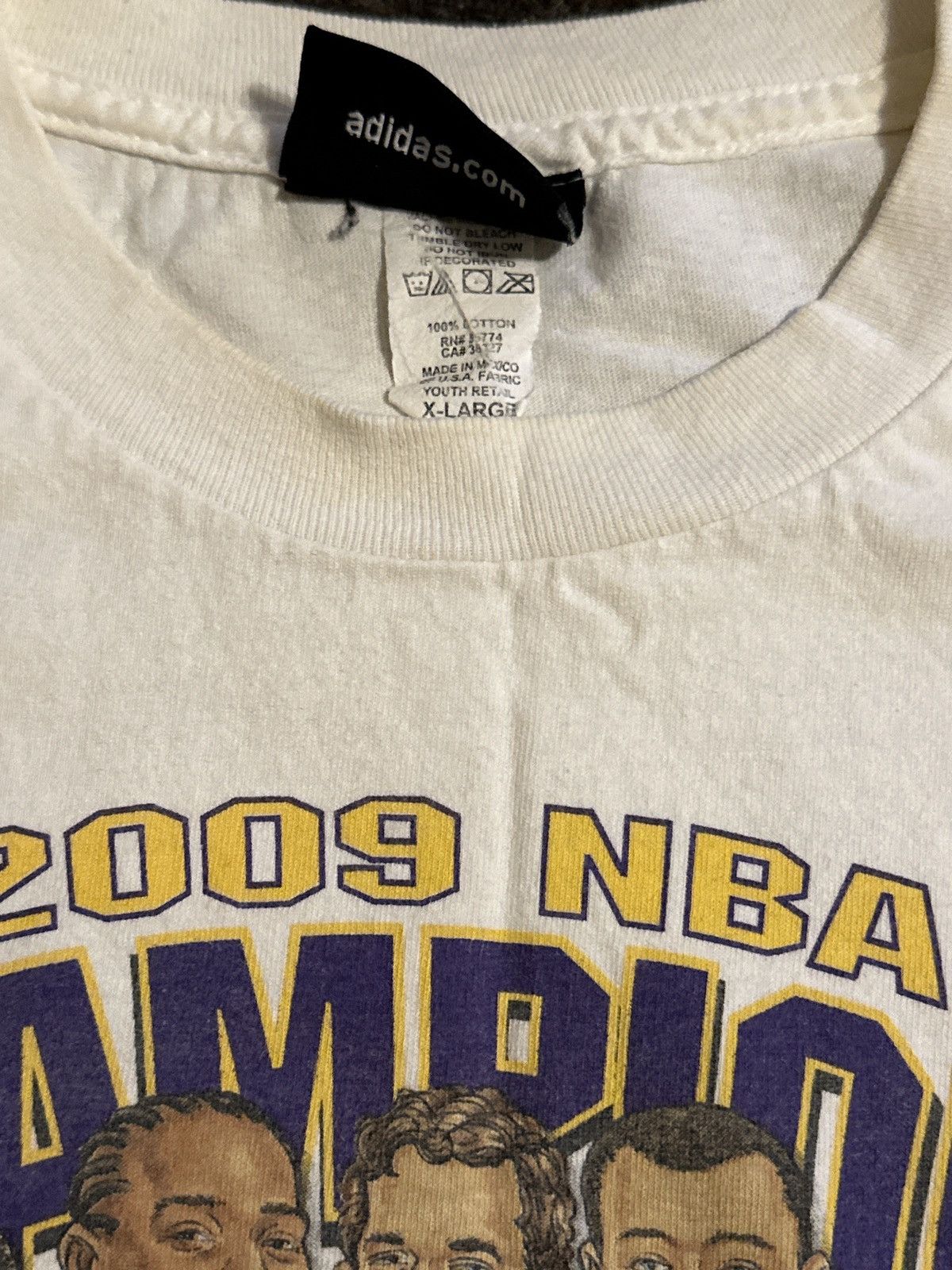 Adidas Adidas 2009 NBA Champions Los Angeles Lakers in youth XL Size US XS / EU 42 / 0 - 3 Thumbnail