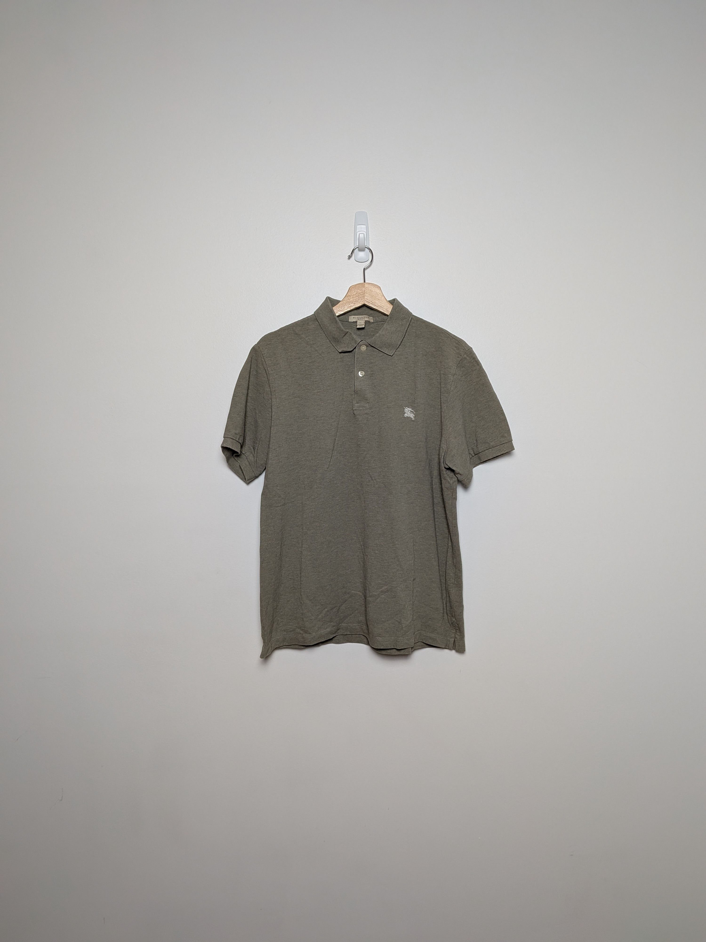 Burberry Burberry Olive Green Polo Shirt Size US M / EU 48-50 / 2 - 1 Thumbnail