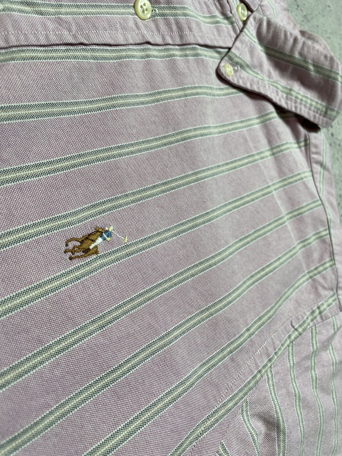 Polo Ralph Lauren × Ralph Lauren × Vintage Polo Ralph Lauren Vintage Button Up Short Sleeve Shirt PRL Size US L / EU 52-54 / 3 - 6 Thumbnail
