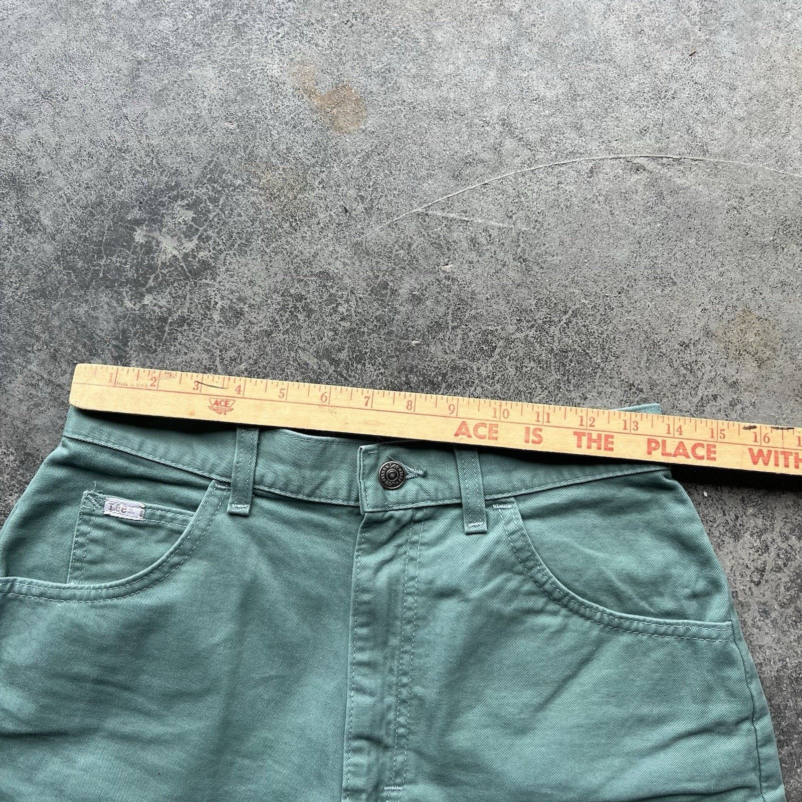 Lee Vintage 90’s Lee Womans Jorts 28 Waist Teal Green Relaxed Ba Size 28" / US 6 / IT 42 - 5 Thumbnail