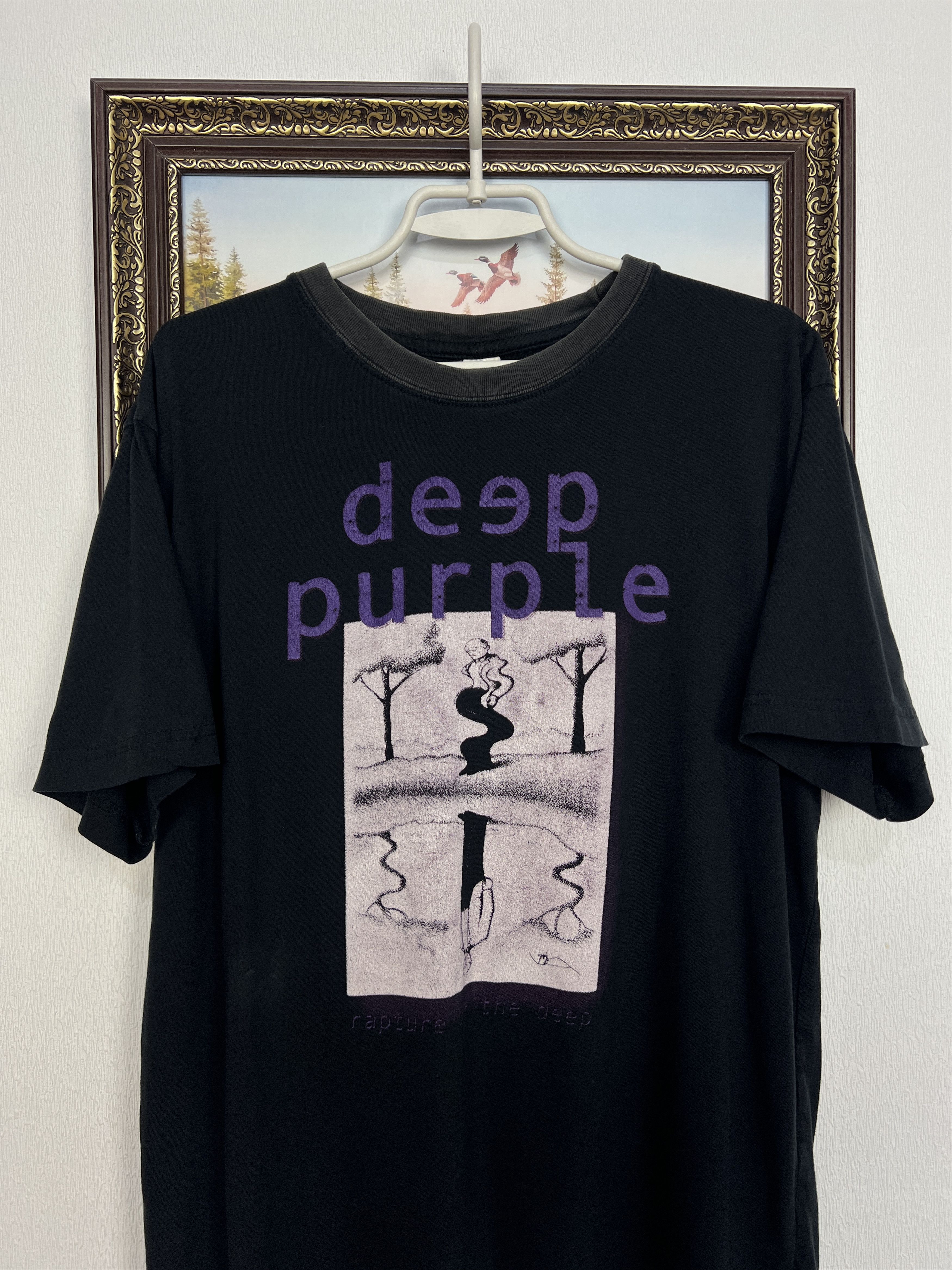 Vintage Deep Purple Shirt Rapture of the Deep Over Print Tour Tee Size US L / EU 52-54 / 3 - 2 Thumbnail