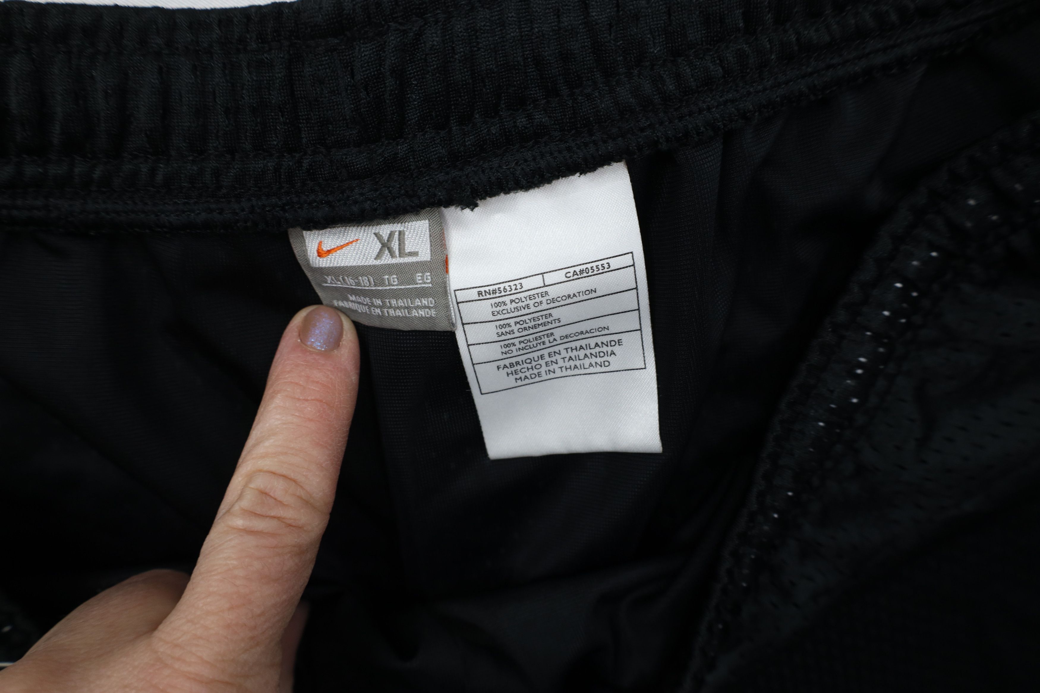 Nike Vintage Nike Scott Mini Swoosh Above Knee Shorts Black Size US 36 / EU 52 - 6 Thumbnail