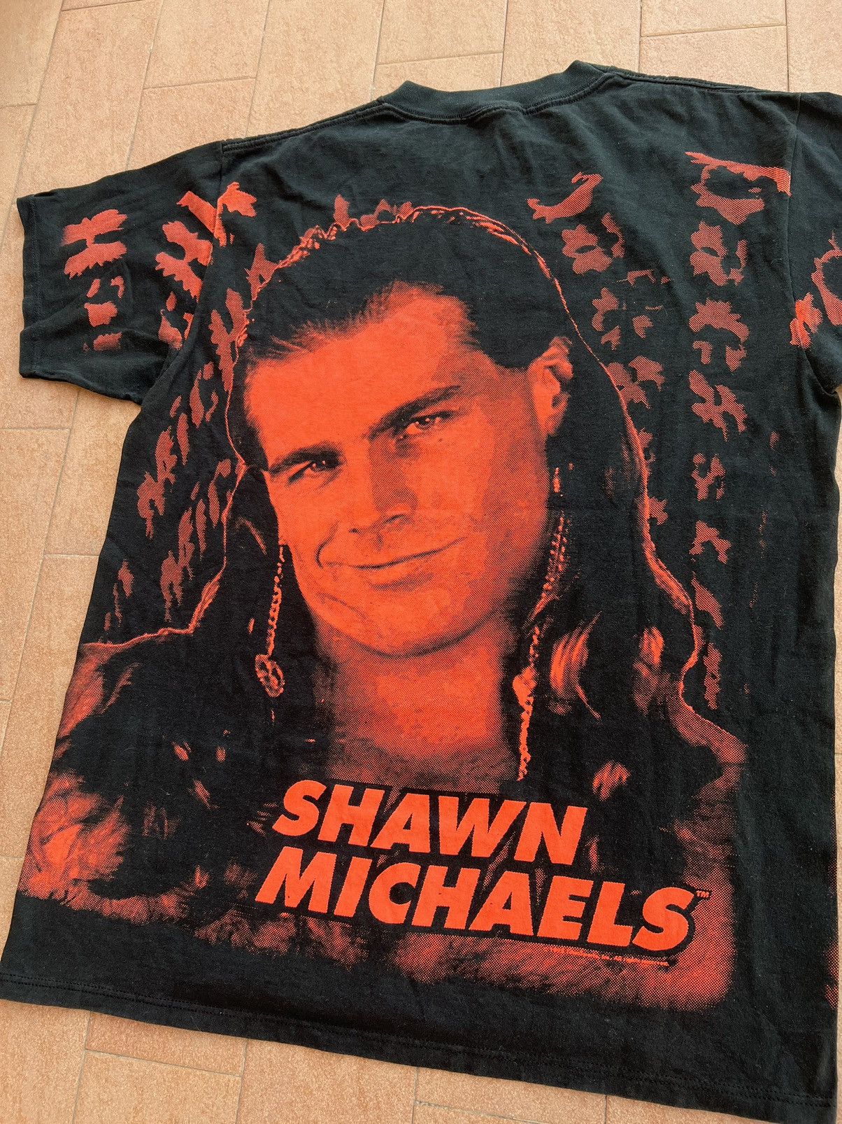 Vintage × WWF Vintage Shawn Michaels AOP tee Size US XL / EU 56 / 4 - 9 Thumbnail
