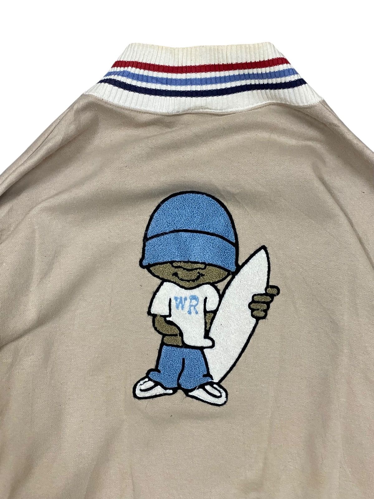Vintage Vtg 90s Wave Ranch Varsity Big Logo Jacket Size US M / EU 48-50 / 2 - 9 Thumbnail